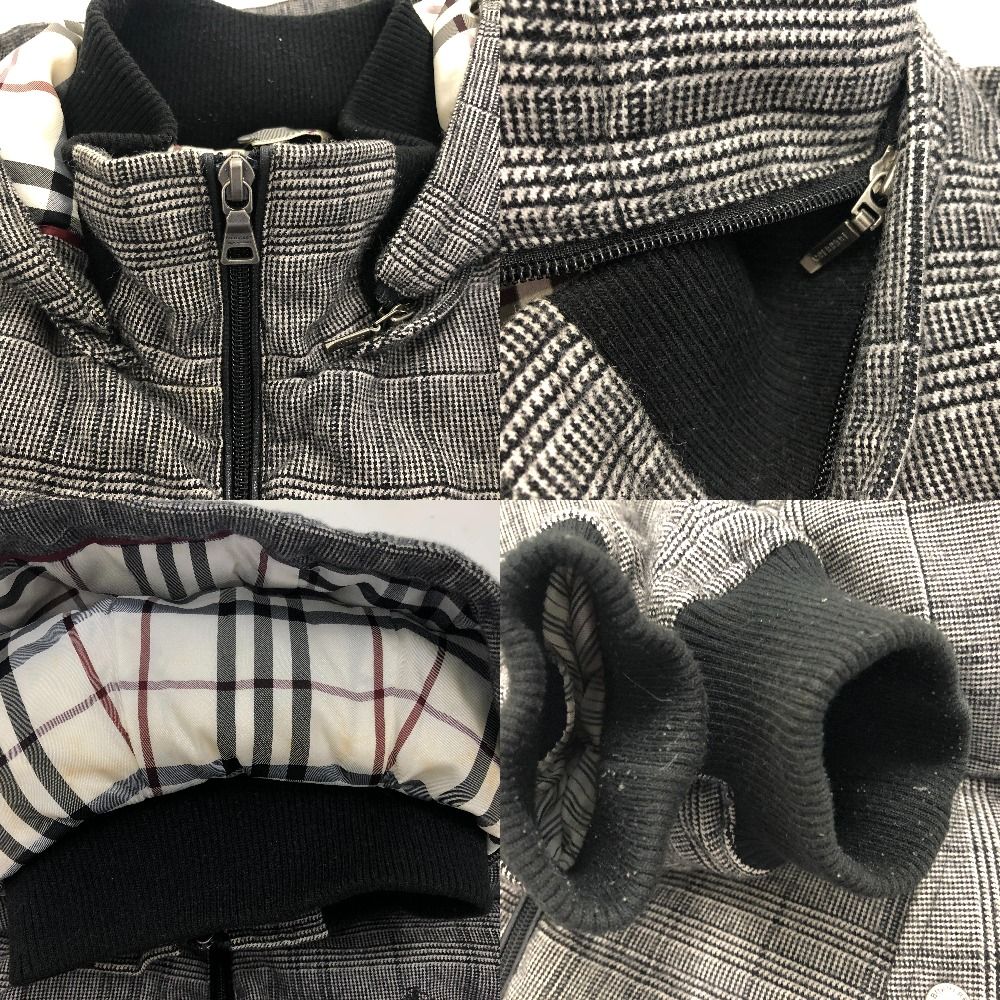 【早い者勝ち】バーバリー　ブラックレーベル　チェック　メンズ　ジャケット BURBERRY ブラックレーベル ラムレザージャケット 三陽商会 ノバ