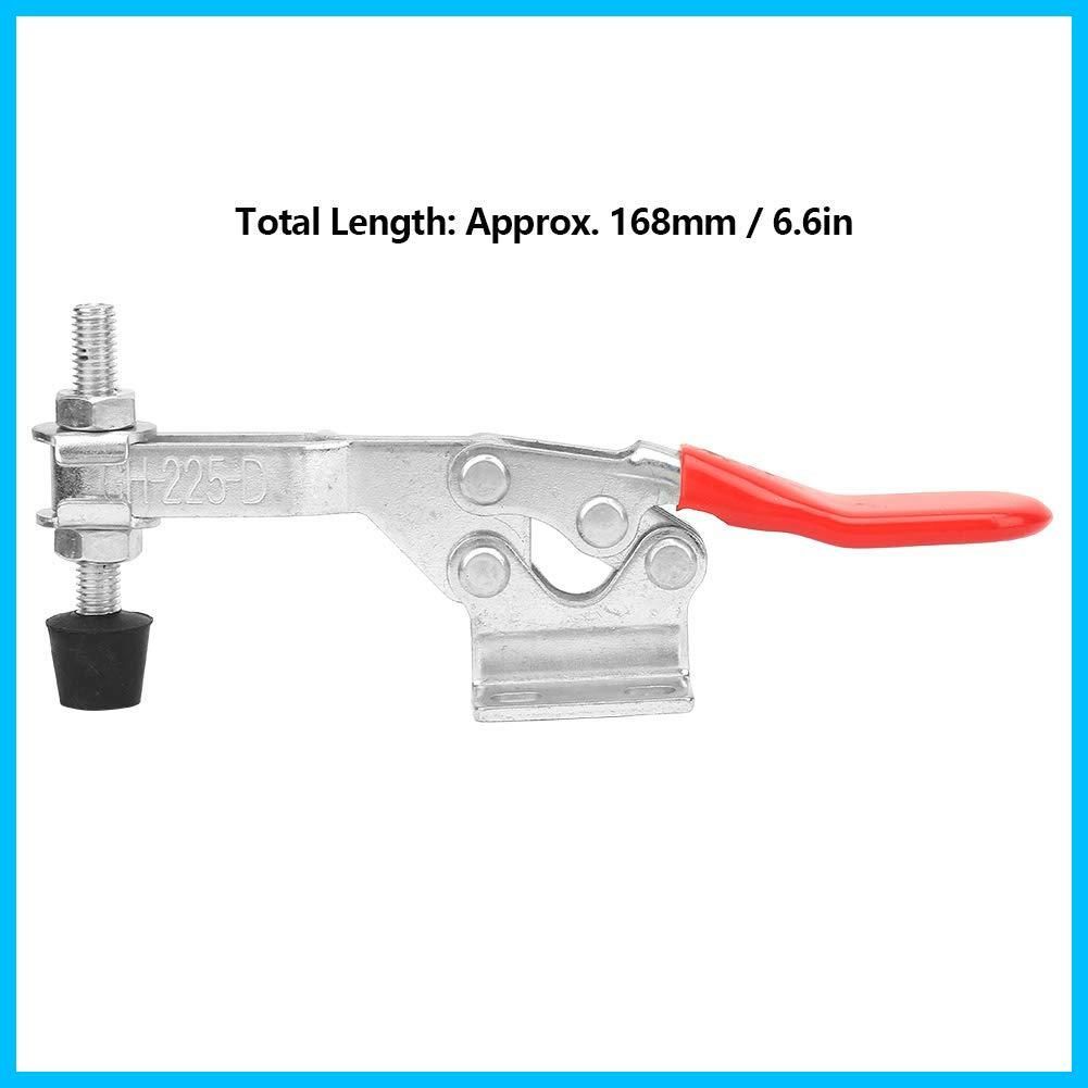 商品 固定 工具 227kg引っ張り力 DIY 木材 GH-225-D 金属 亜鉛メッキ鉄製 クランプ 人間工学ハンドル 下方押え型 クランプ トグルクランプ 木工 固定金具 Walfront 機械加工組立