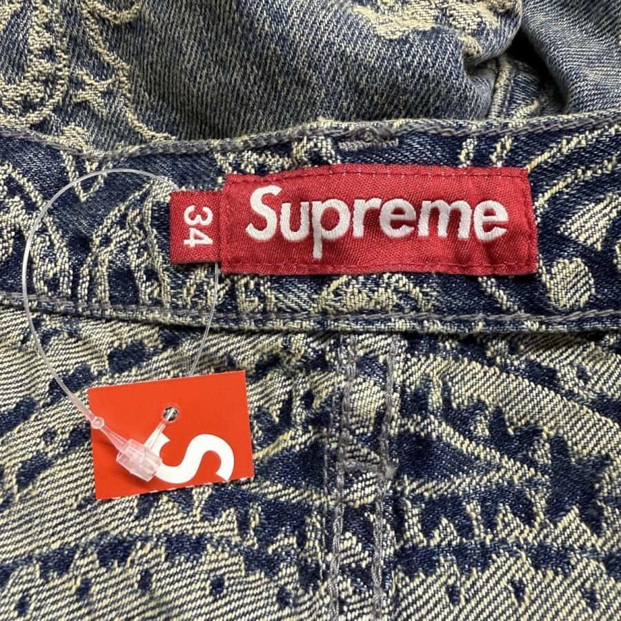 Supreme - 極美品 Supreme バギーデニム サイズ34 ショッパー