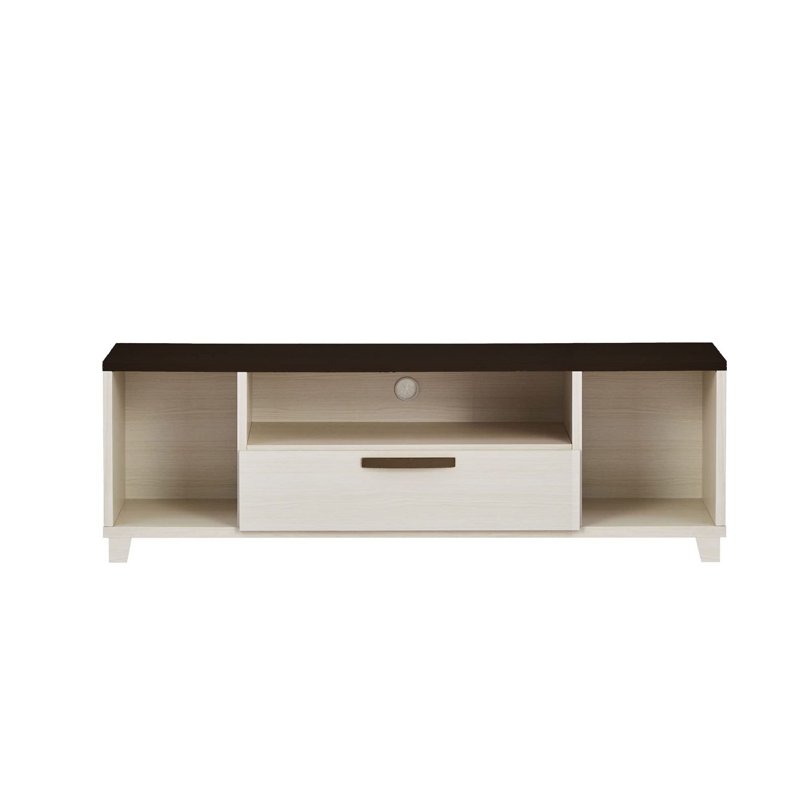 新着商品 ナチュラル 国産 引出付 ホワイト|ブラウン 木製 高さ45cm 幅118cm クックⅣ テレビボード ローボード 361527 テレビ台 関家具 Sekikagu