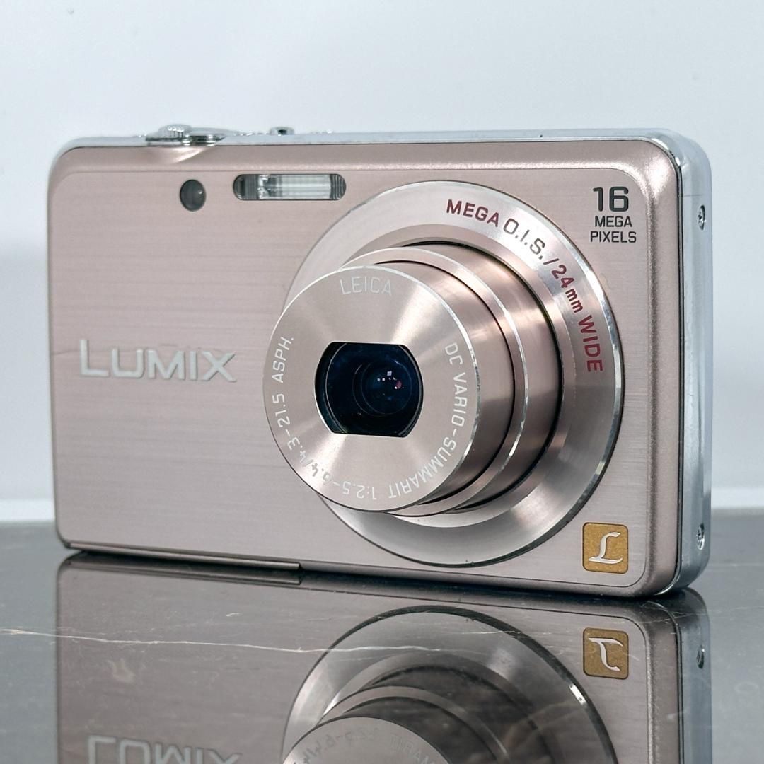 美品】Panasonic LUMIX DMC-FH8 ピンクゴールド パナソニック