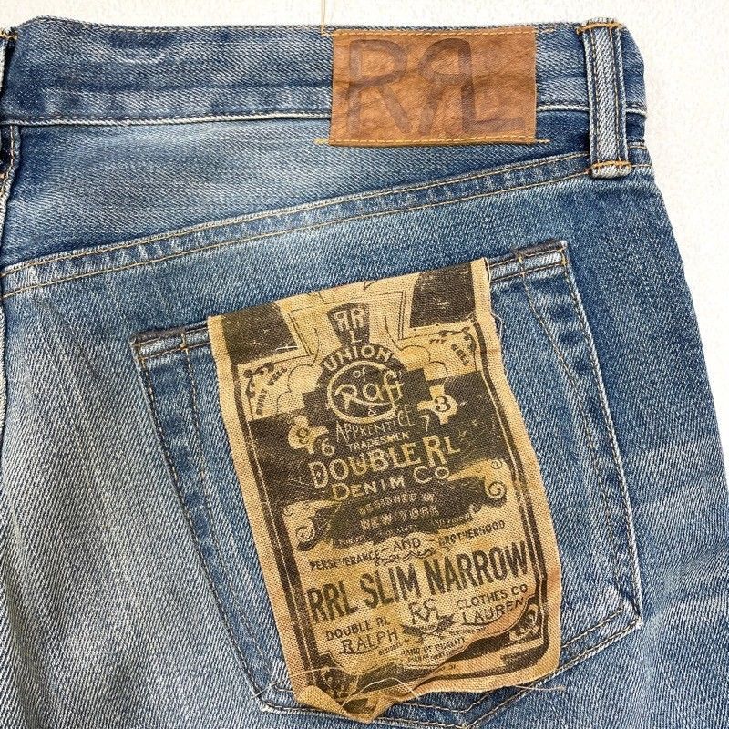 新品 USA製 RRL ラルフローレン デニムパンツ セルビッチ