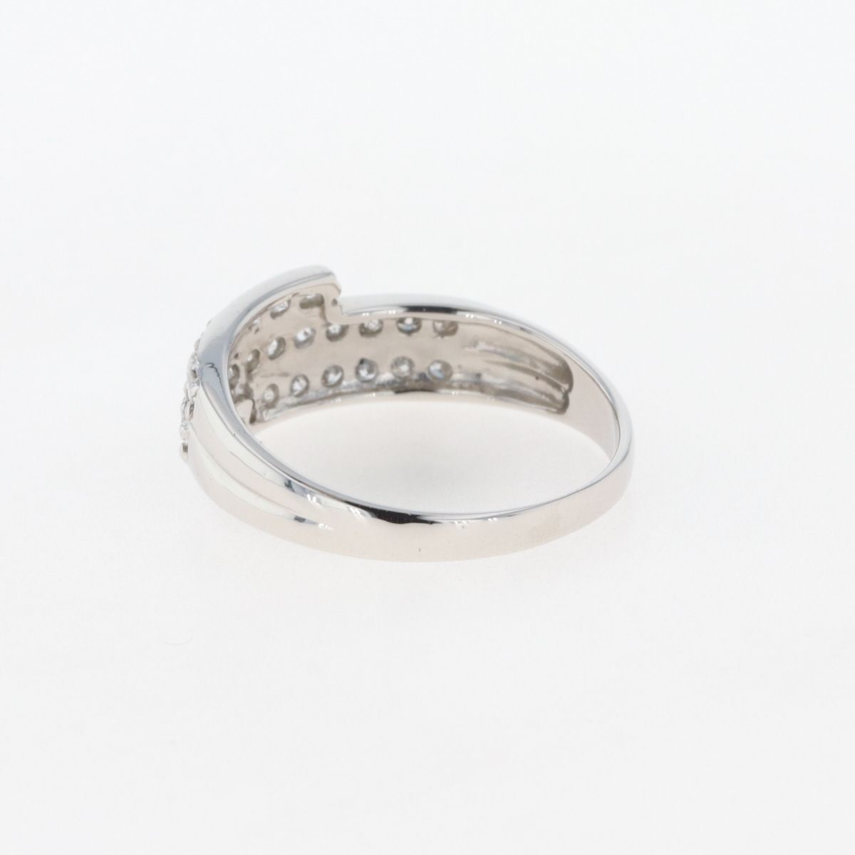 ダイヤモンド デザインリング プラチナ 指輪 リング 14号 Pt900 