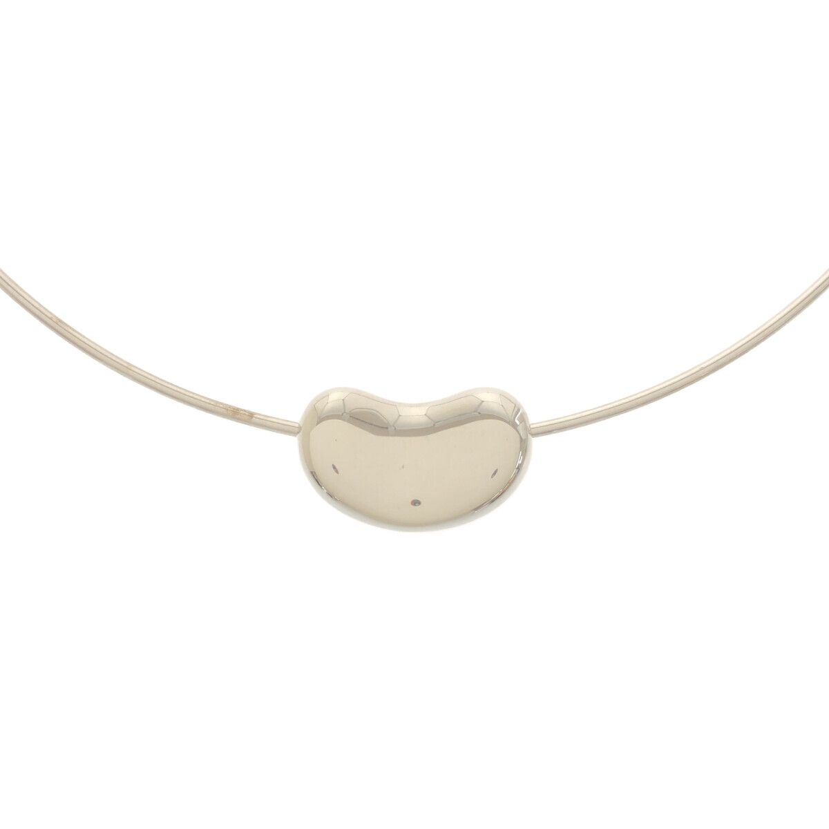 Tiffany ティファニー シルバーチョーカーネックレスハート オメガ