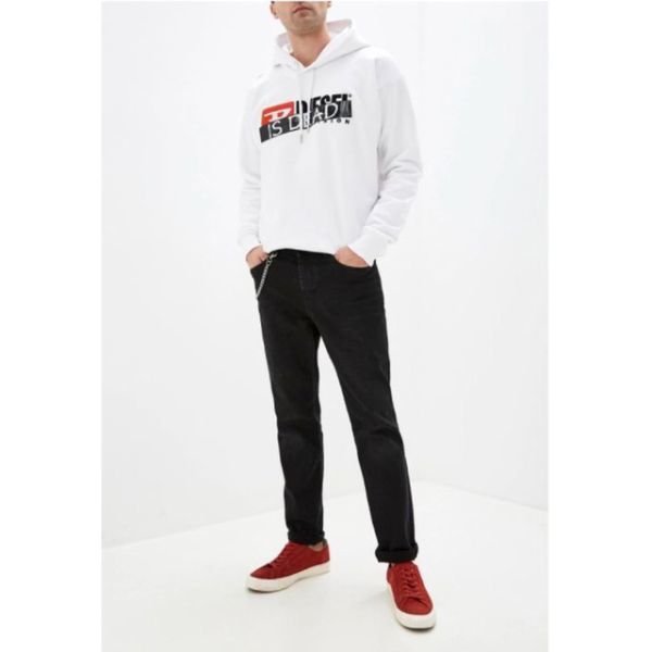 DIESEL スウェット XL S-SAMY FELPA 00S8WC 浸る ホワイト 