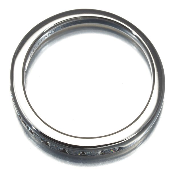 ティファニー チャネル ハーフエタニティ リング 10号【22810】 TIFFANY&Co. ティファニー チャネル ハーフエタニティ ハーフ