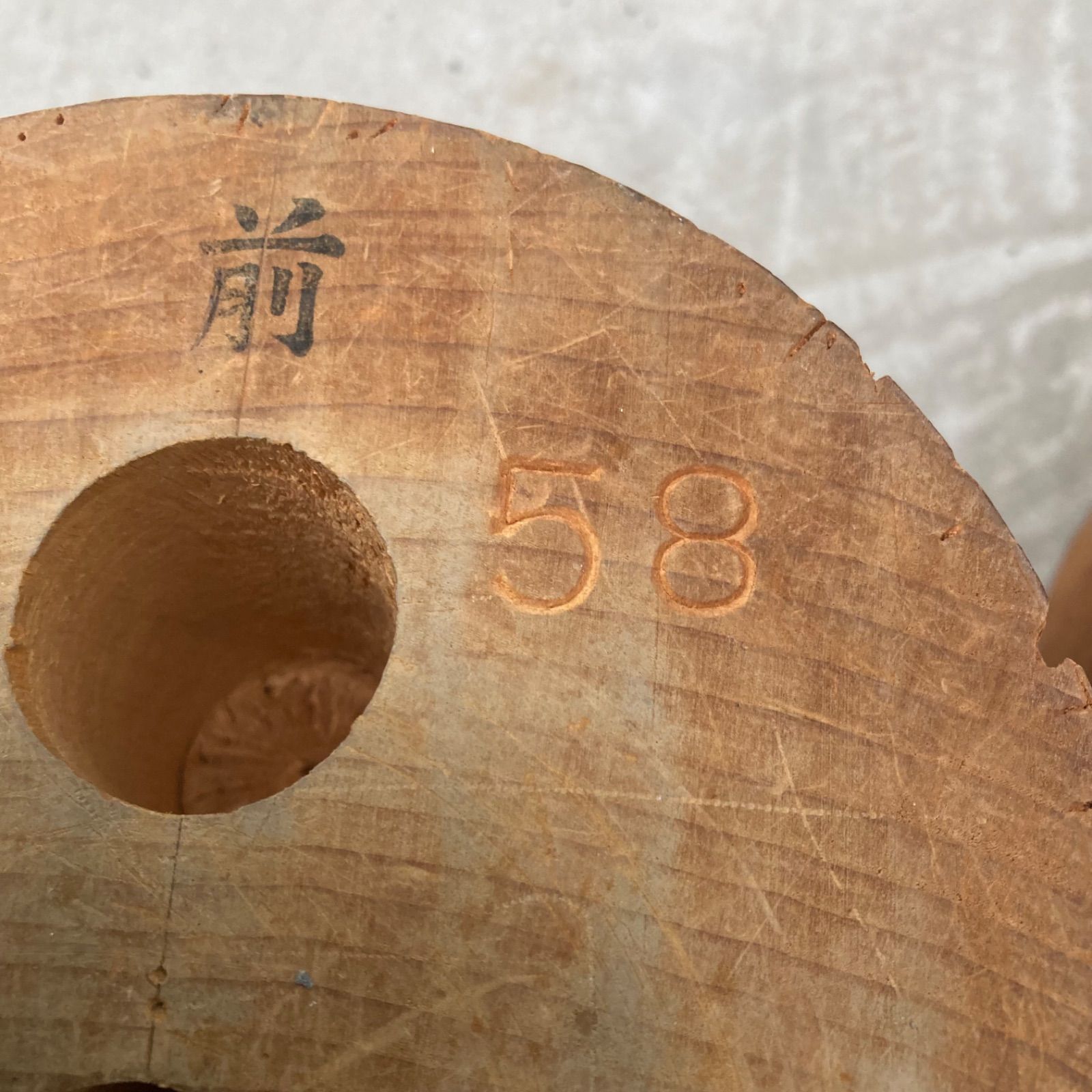 帽子 木型 クラウン ベン 台座 3点セット 58cm