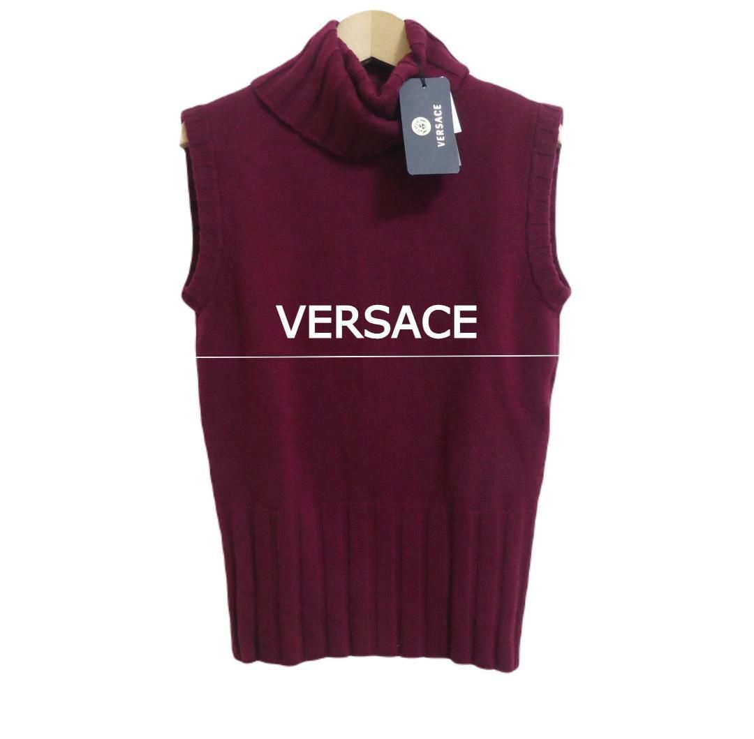 未使用 VERSACE ヴェルサーチ ヴェルサーチェ サイズ40 カシミヤ 未使用 VERSACE ヴェルサーチ ヴェルサーチェ サイズ40 カシミヤ