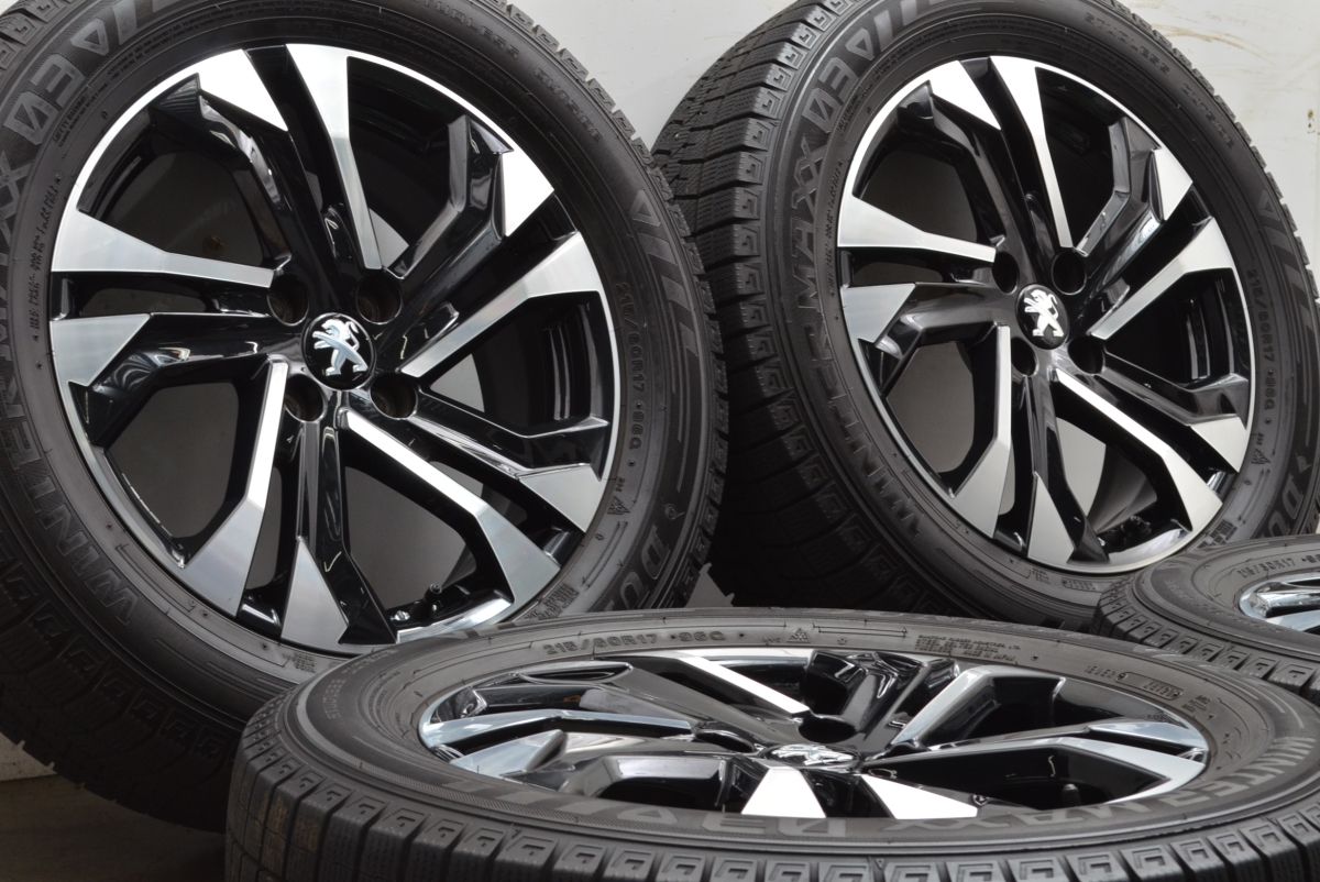 4本 バリ溝 EUROTECH 16インチ 6.5J +38 5H 112 スタッドレス ☆バリ
