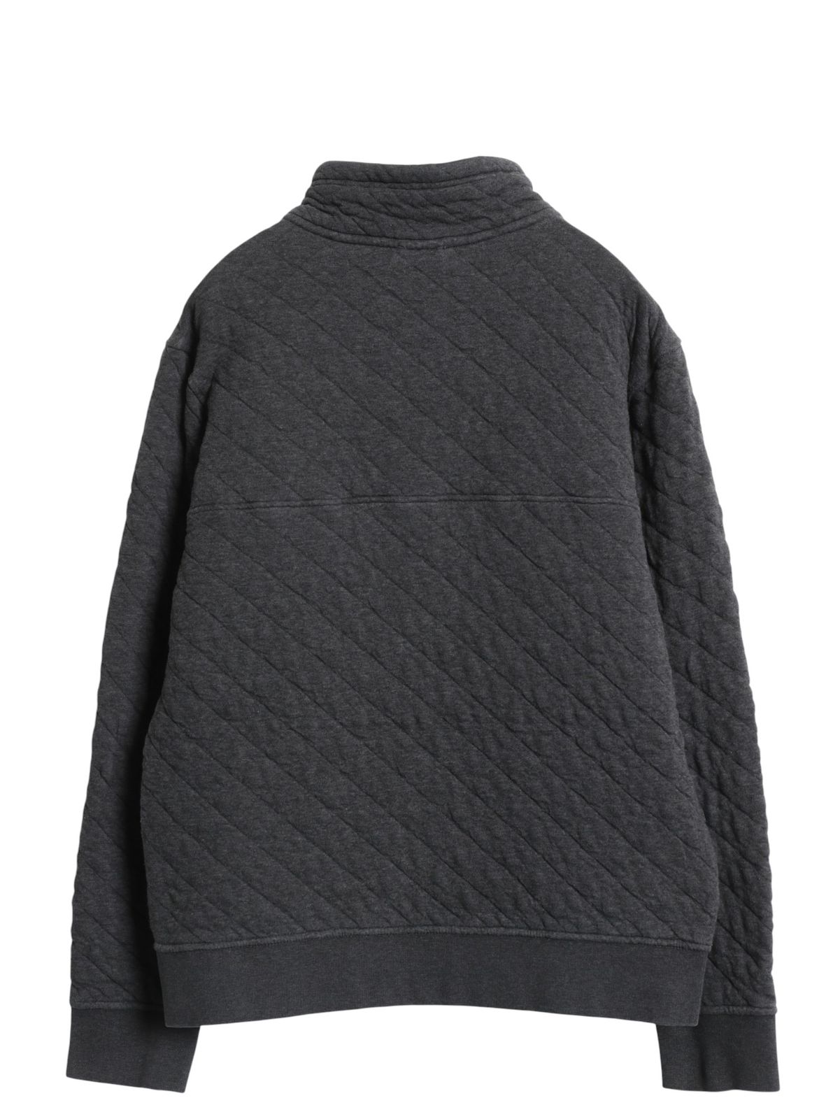 なクーポン配布中! パタゴニア オーガニック コットン キルト スナップT メンズ М 程 17年製 プルオーバー キルティング ジャケット ジャンパー ブルゾン 灰 KANDAIZUMI_COM