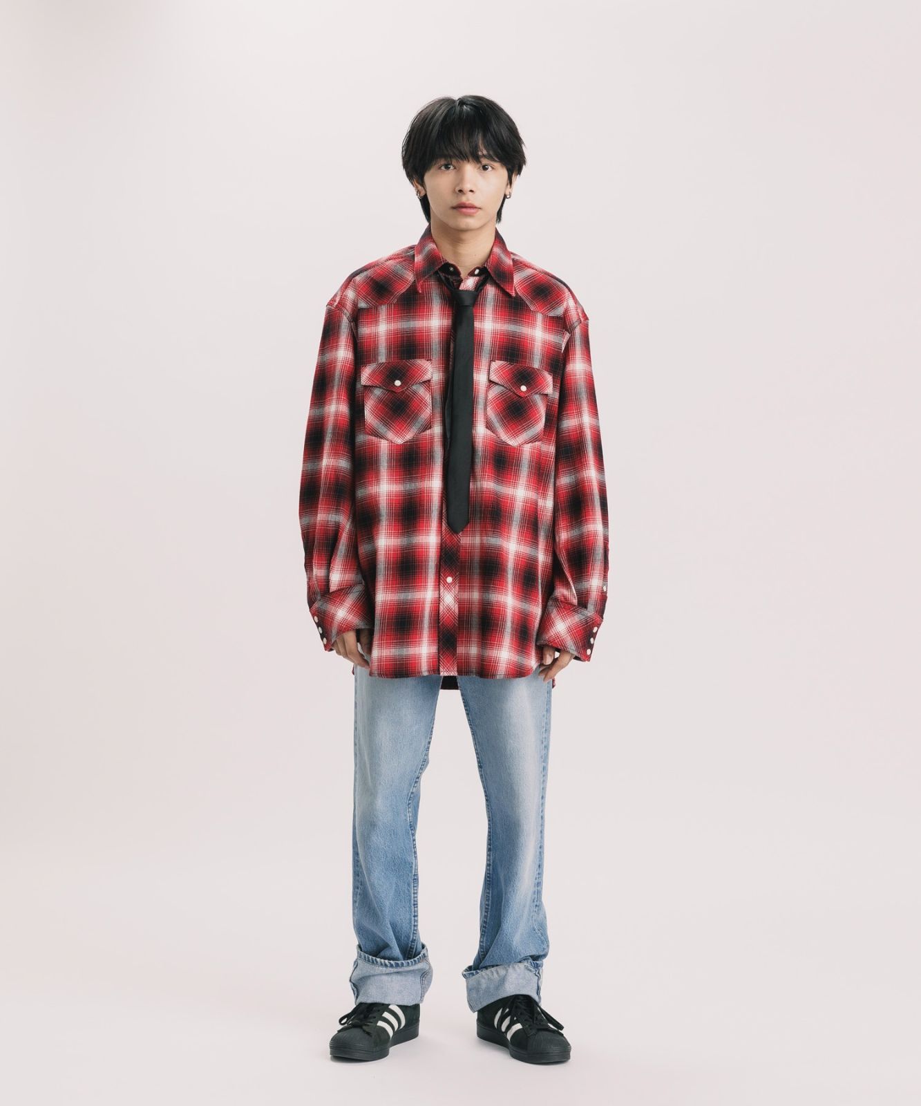 TAKAHIROMIYASHITATheSoloIst タカヒロミヤシタザソロイスト. back gusset sleeve western shirt.  / 84109270