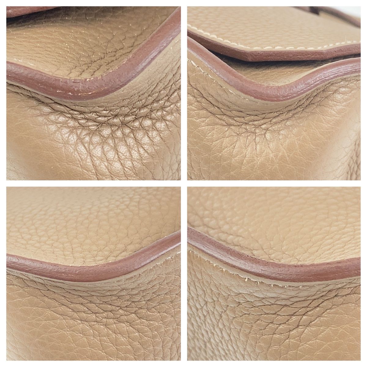 超美品 HERMES エルメス ジプシエール28 エトゥープ シルバー金具