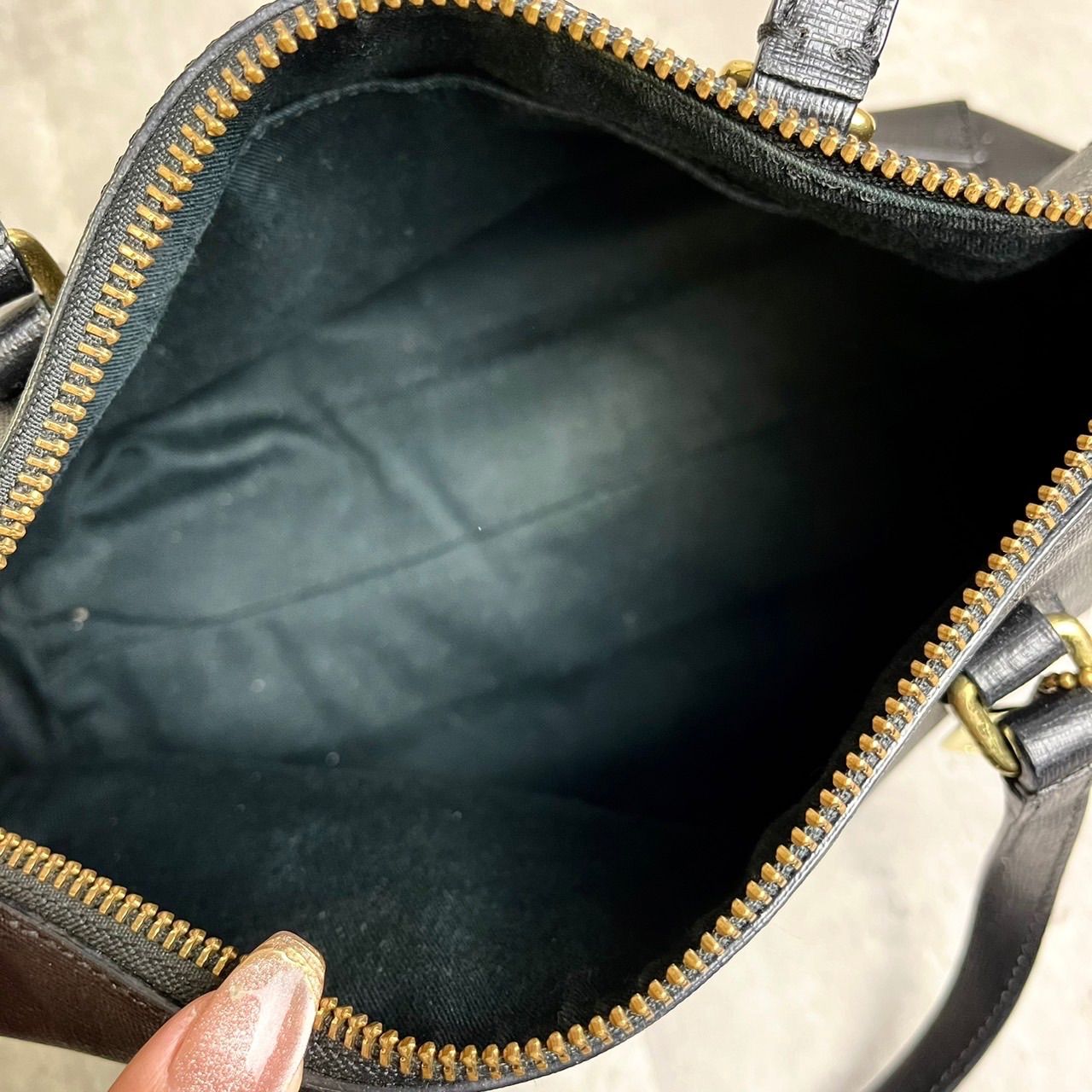 ✨良品✨ COACH コーチ 2way ハンドバッグ ショルダーバッグ ゴールド 