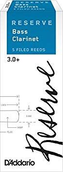 D Addario WOODWINDS ダダリオウッドウインズ リード レゼルヴ バスクラリネット 強度 3.0 5枚入 ファイルドカット DER05305 dwos6rj