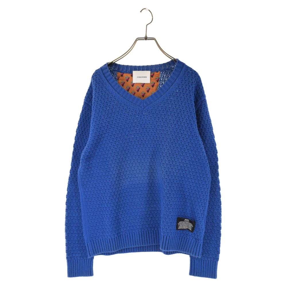UNDERCOVERISM アンダーカバイズム スウェット 青 3328325M0007 UNDERCOVERISM (アンダーカバイズム) 13SS コットンワッフルV
