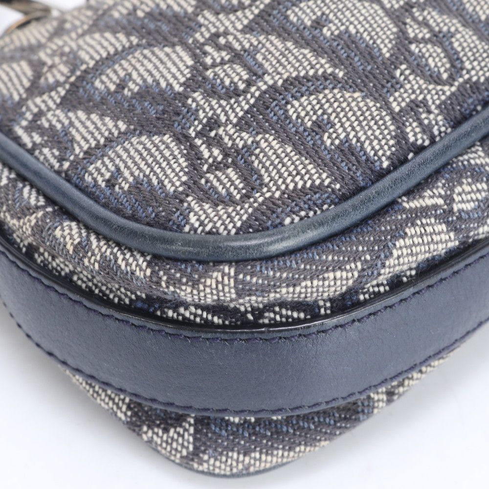 美品 クリスチャンディオール トロッター レザー ショルダーバッグ  