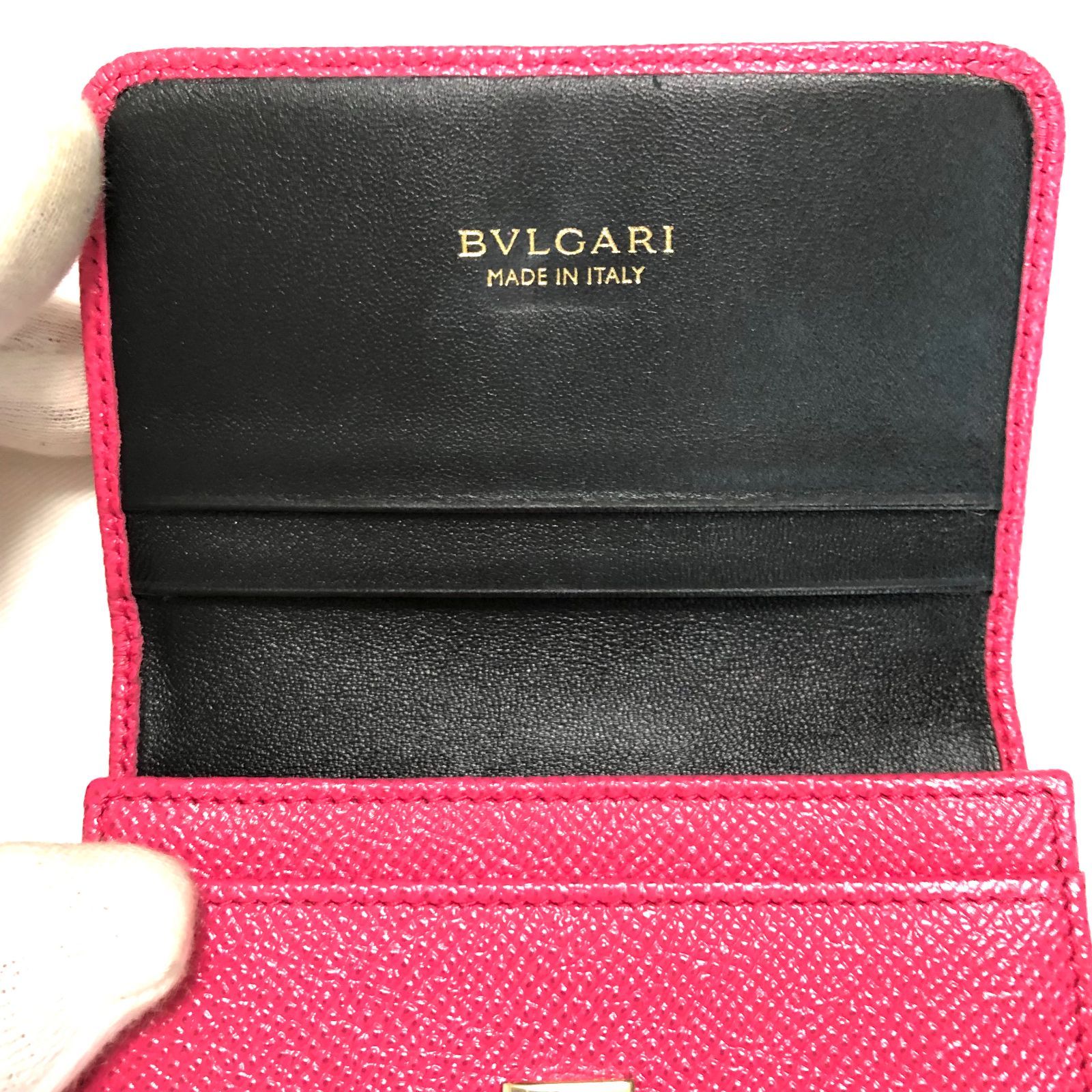 ⭐超美品⭐BVLGARI ロゴクリップ カードケース 名刺入れ - メルカリ