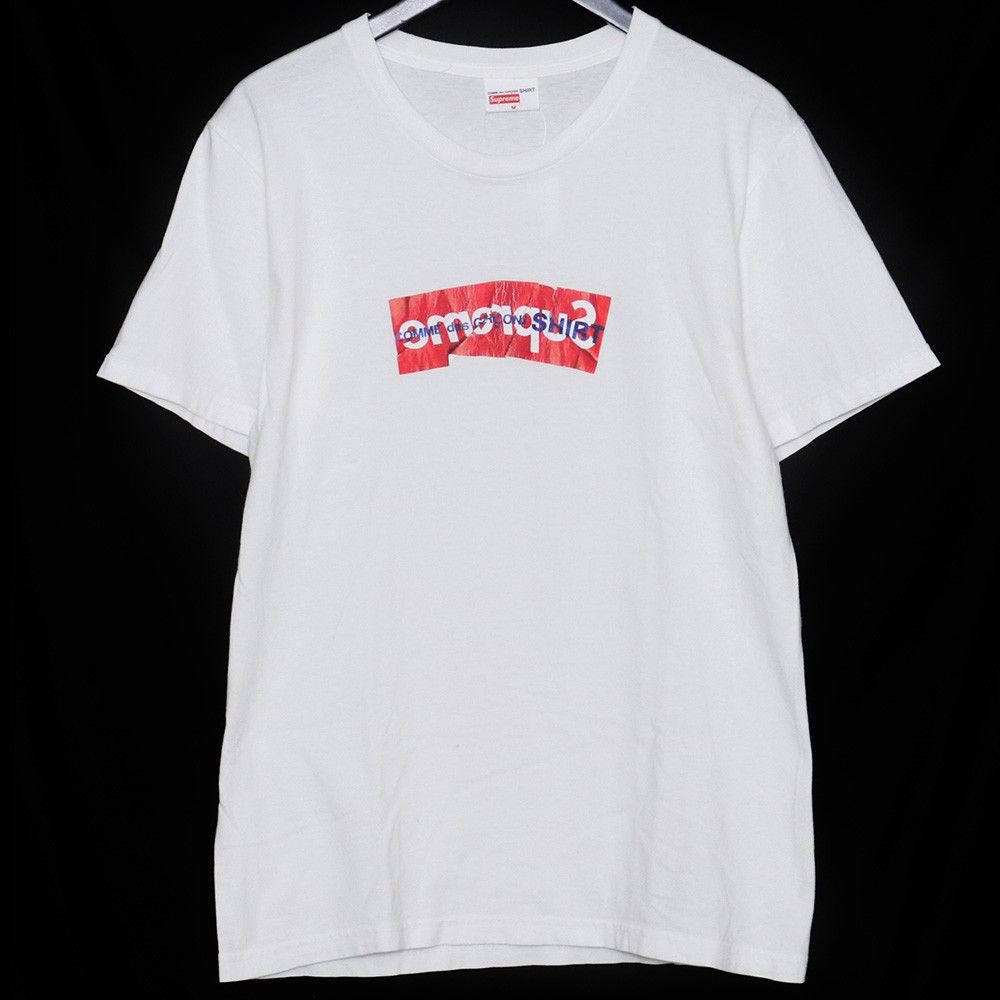 SUPREME × COMME DES GARCONS SHIRT Box Logo Tee Mサイズ - メルカリ