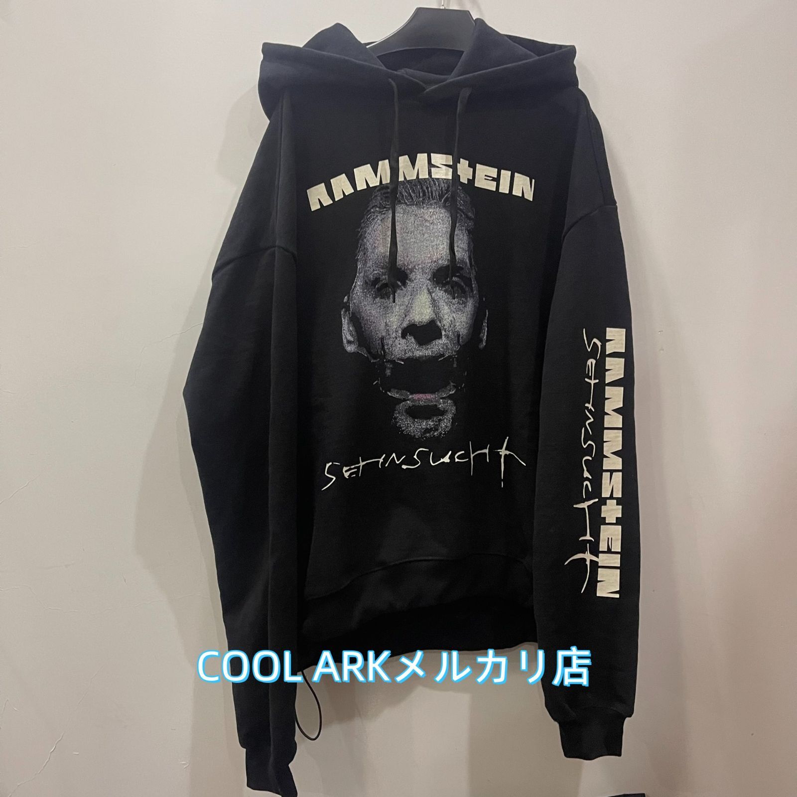 Vetements 18AW Rammstein Hoodieトータルファッキンダークネスプル 