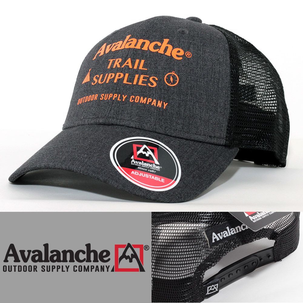 AVALANCHE メッシュキャップ AVALANCHE メッシュキャップ 黒 - メルカリ