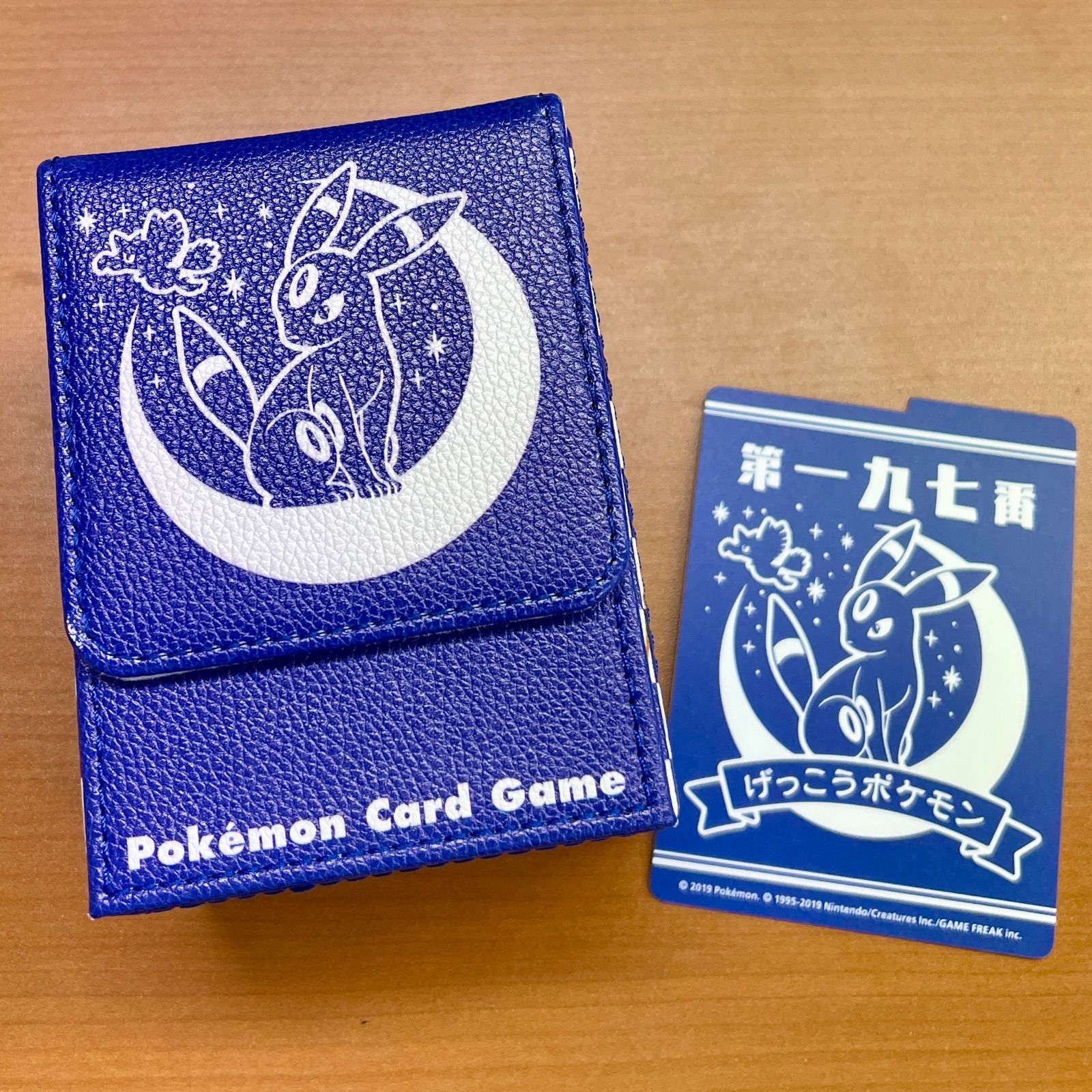【絶版レア】ポケカフリップデッキケース　エーフィ　ブラッキー　たいようとげっこう 絶版レア】ポケカフリップデッキケース エーフィ ブラッキー