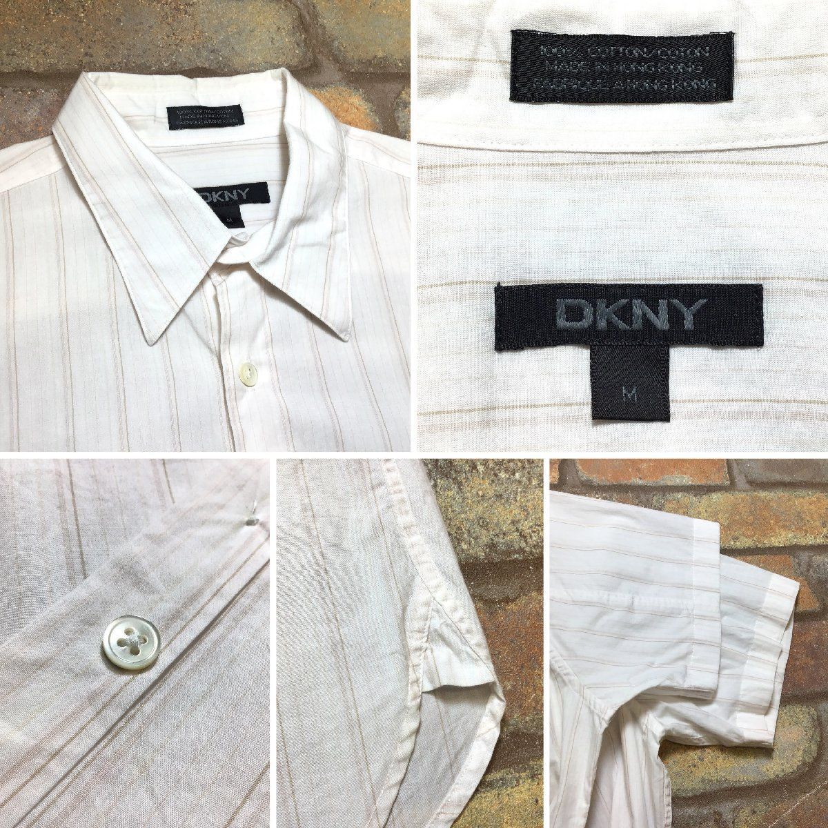 ☆美品☆ME11-310☆アメリカ買付商品☆【DKNY ダナ・キャラン】半袖