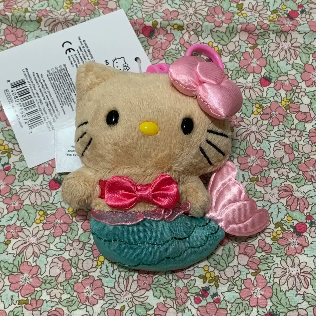 日焼け 人魚 hello kitty(ハローキティ) ドールキーリング