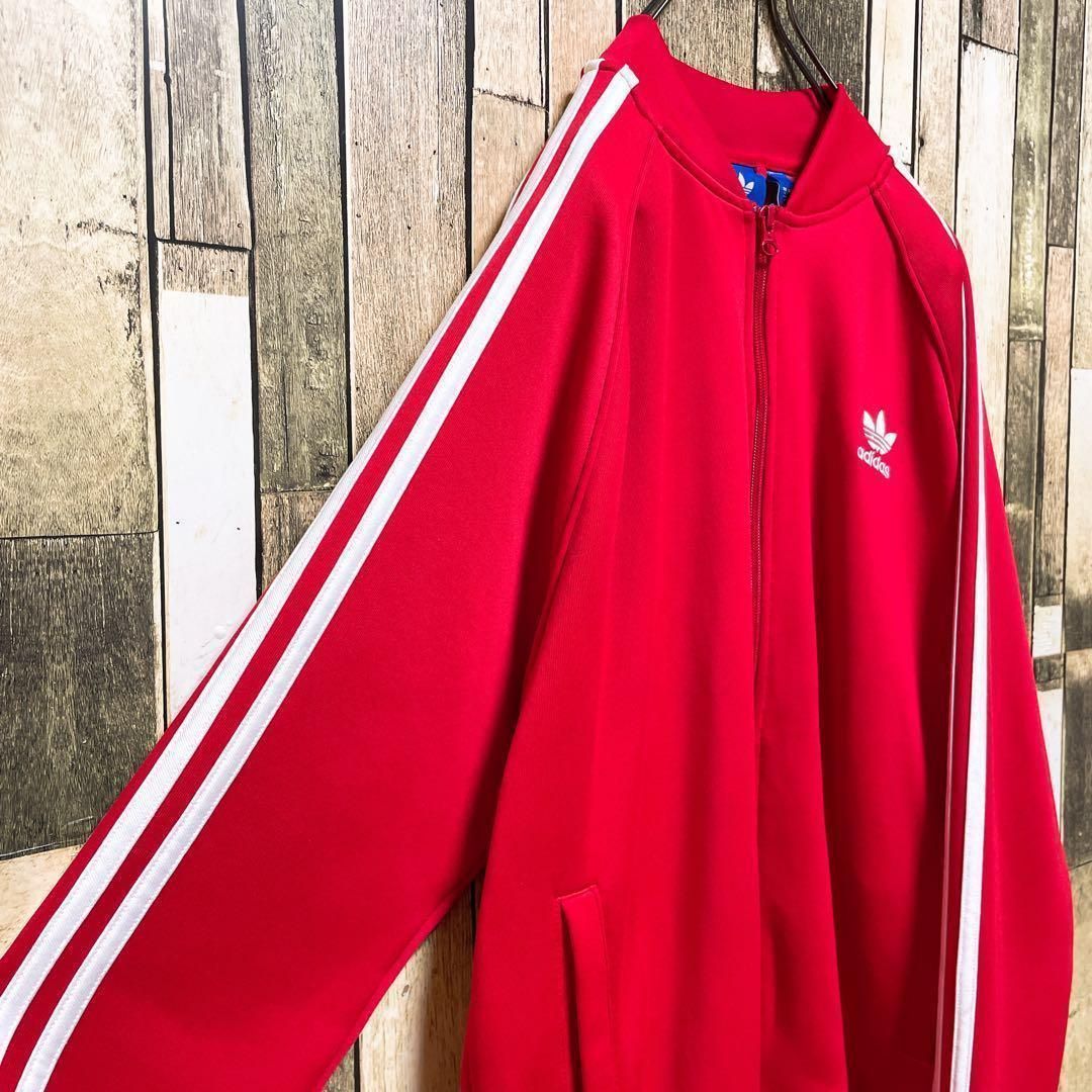 人気カラー》アディダスオリジナルス adidas originals 赤☆ジャージ 