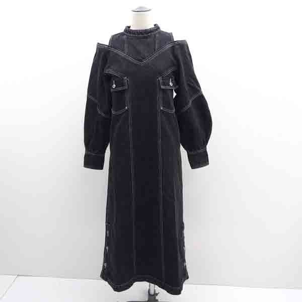 willfully | ウィルフリー ◆デニムワンピース|ブラック|フリーサイズ 2411-OP-10 レディース|ガールズ|LADY|女性|婦人 レディースファッション