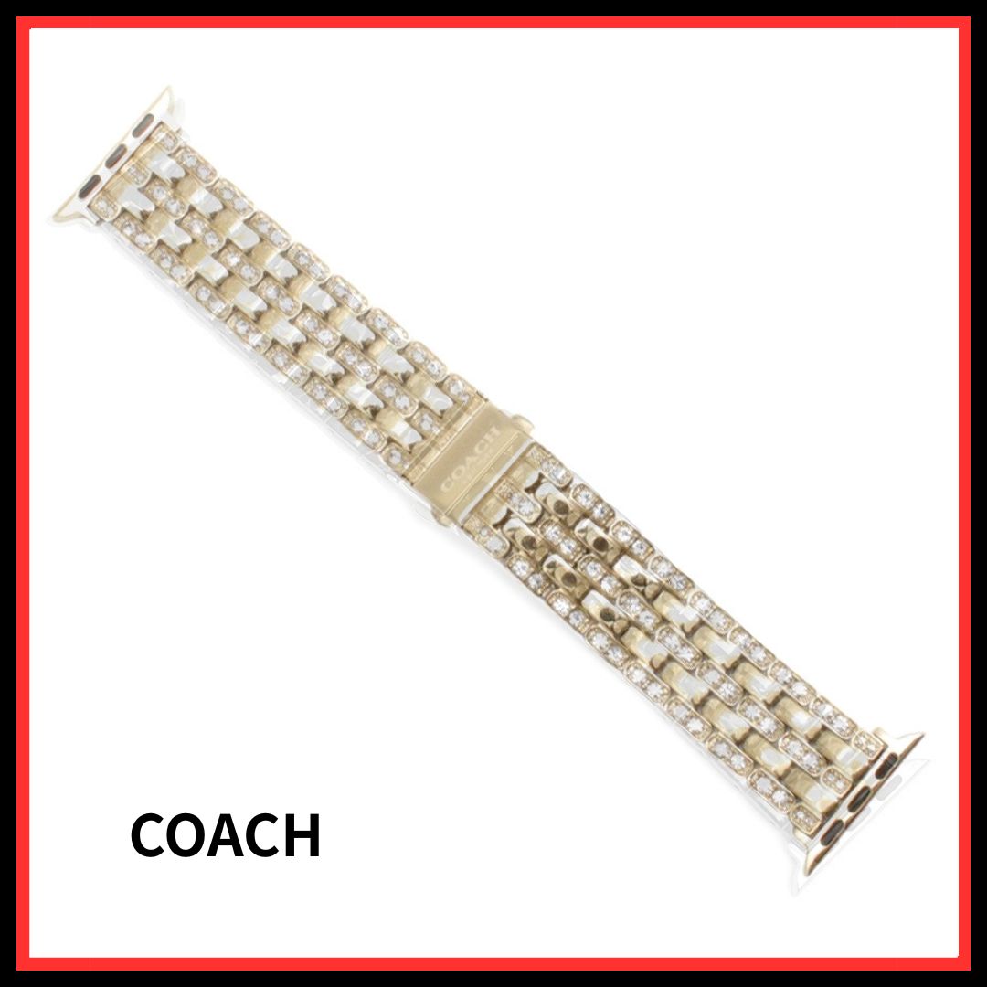 入荷 コーチ COACH アップルウォッチ バンド 替えベルト 14700262 レディース ゴールド 正規