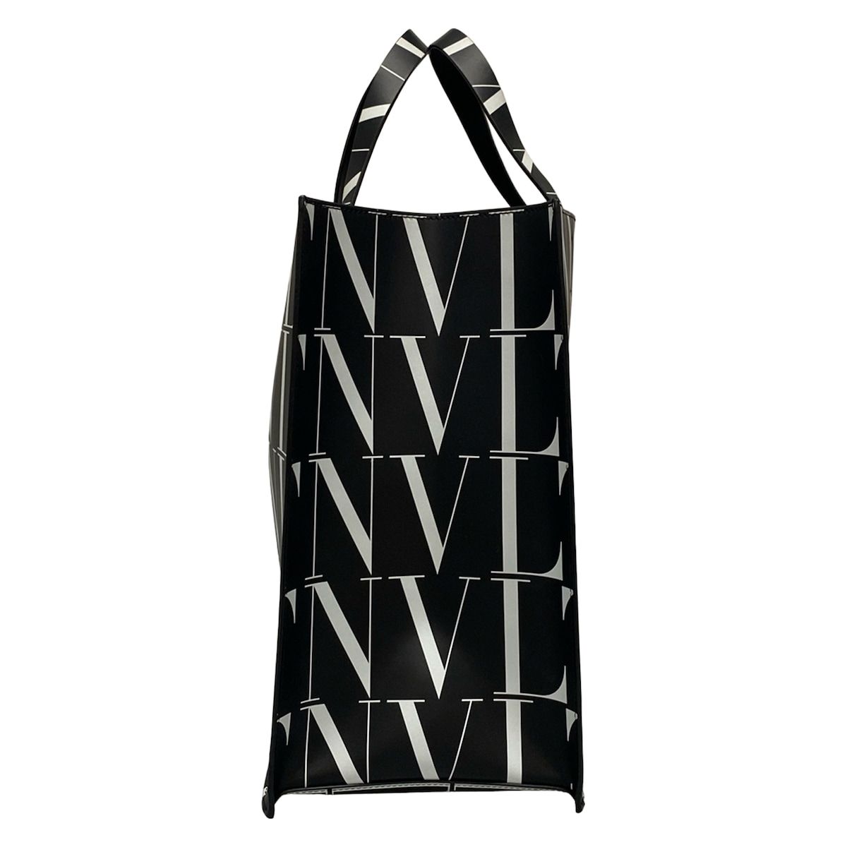 VALENTINOGARAVANI バレンチノガラバーニ トートバッグ 黒×白 レザー