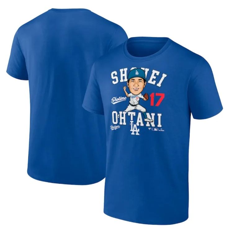 ドジャース大谷翔平選手、背番号「17」オリジナルTシャツなど7種 大谷