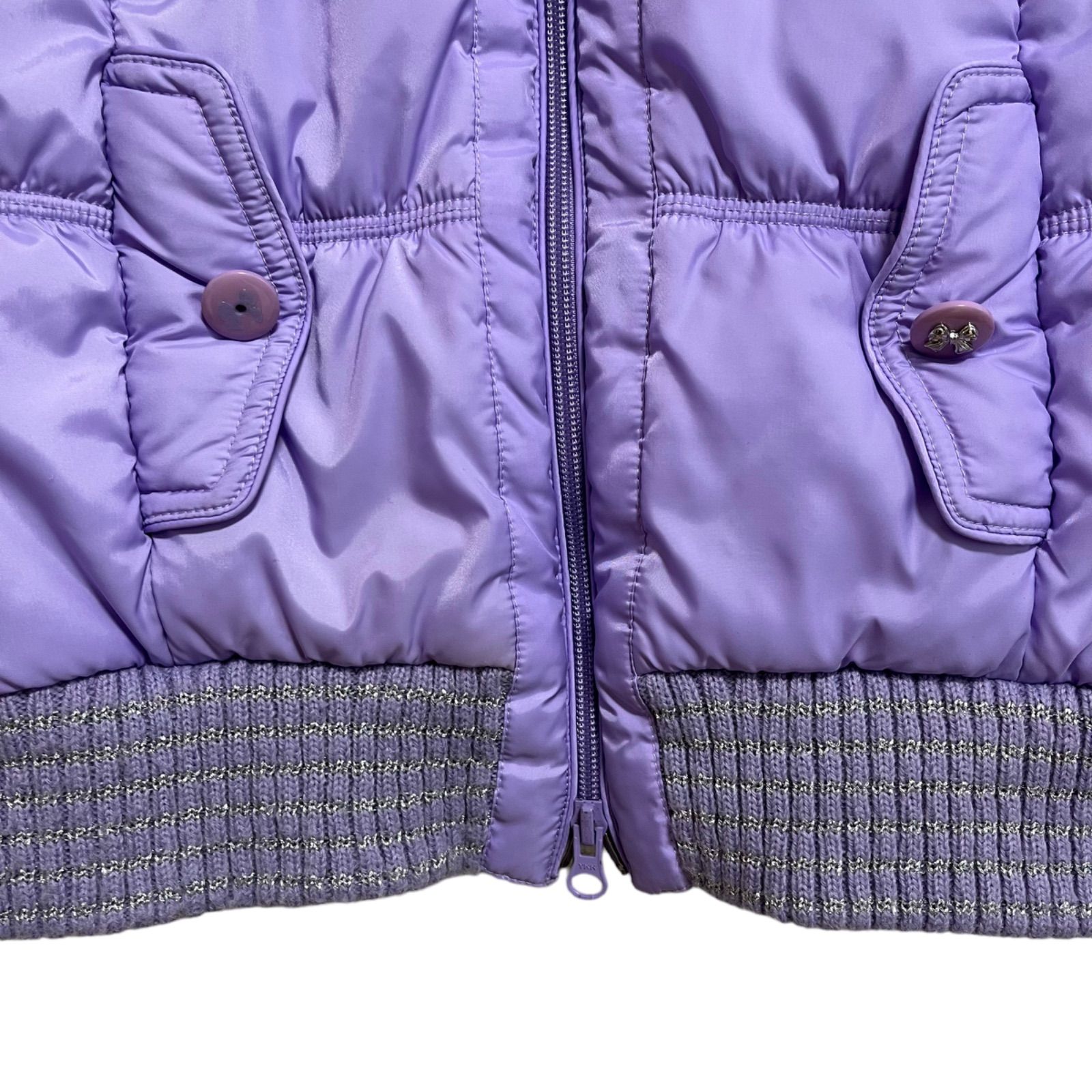 メゾピアノ ダウンコート ラベンダー140 - メルカリ 
