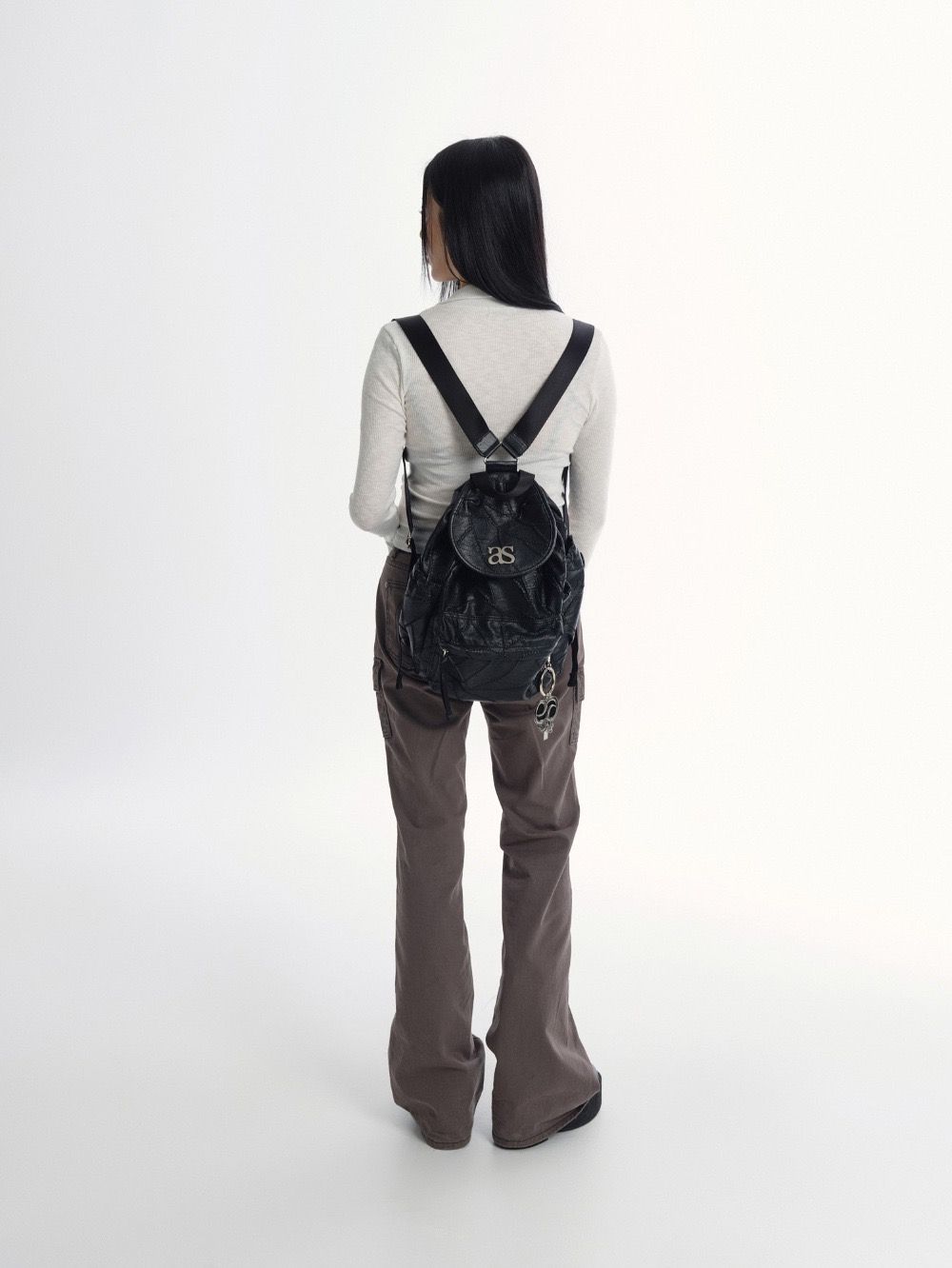 韓国人気 asonアズオン レザー バックパックリュッ #25 韓国人気 asonアズオン レザー バックパックリュッ #25（韓国