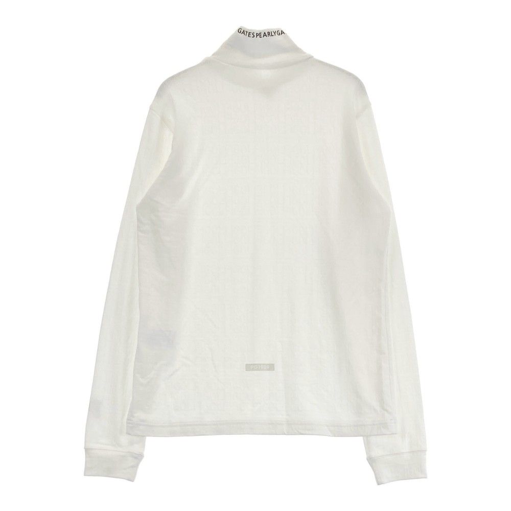 サイズ：2 PEARLY GATES パーリーゲイツ  ハイネック長袖Tシャツ  ブラック系 [240101434224] ゴルフウェア レディース ストスト サイズ：2 PEARLY GATES パーリーゲイツ ハイネック長袖Tシャツ