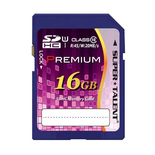 （まとめ）スーパータレントUHS-I対応SDHCメモリーカード CLASS10 16GB ST16SU1P 1枚