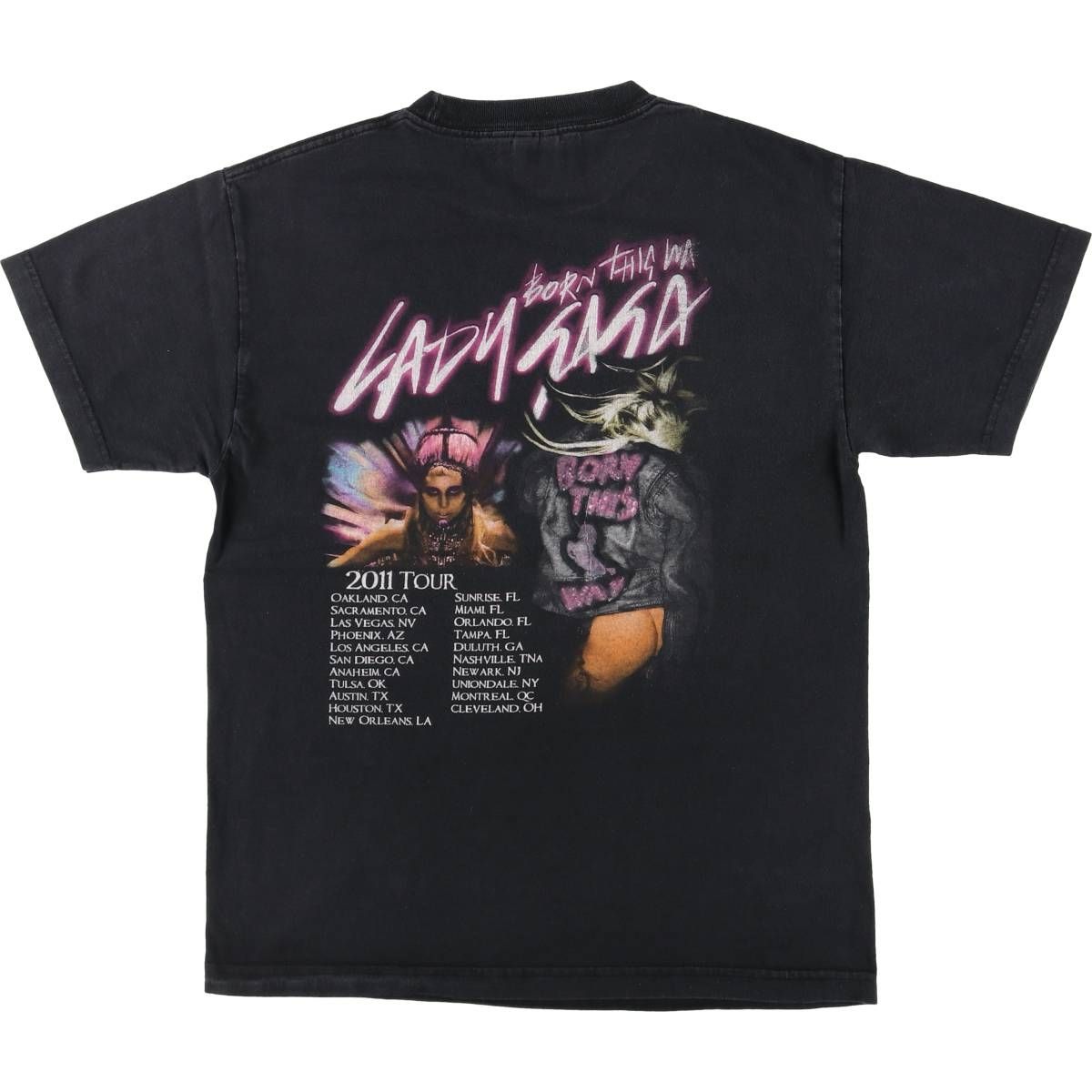 古着 ALSTYLE APPAREL＆ACTIVEWEAR LADY GAGA レディーガガ バンドT 