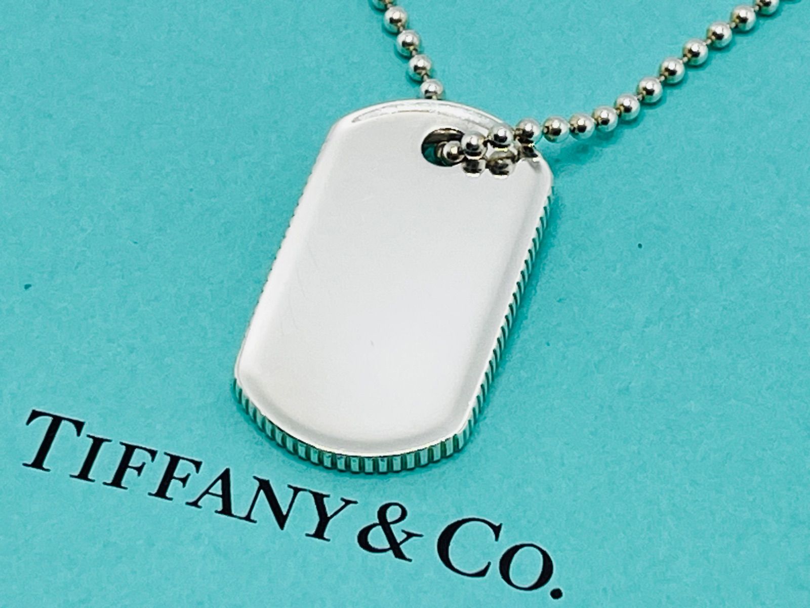 ティファニー 2003 ドッグタグ ネックレス SV925 a001 送料無料 美品 希少 Tiffany&Co. オールド ティファニー