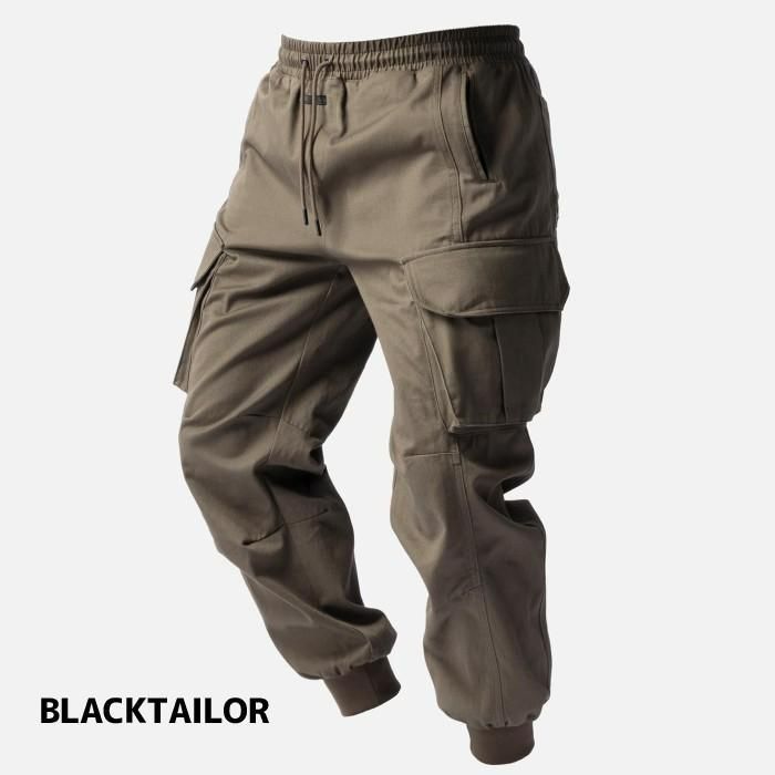 BLACKTAILOR ブラックテイラー C15 CARGO スト系 ストリート メンズ カーゴパンツ グリーン リブパン ギフト