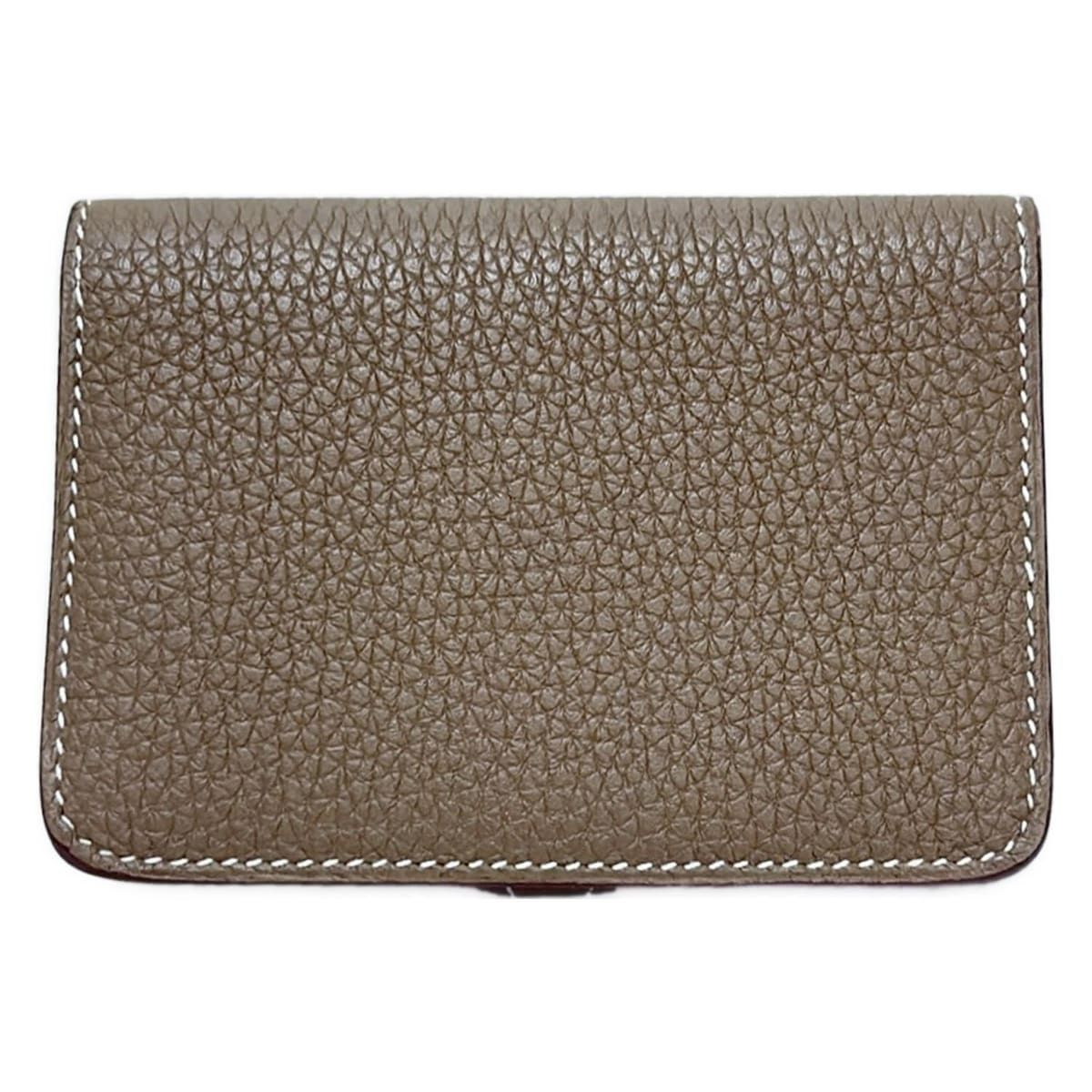 エルメス ドゴン カードケース シルバー金具 名刺入れ HERMES 男女兼用