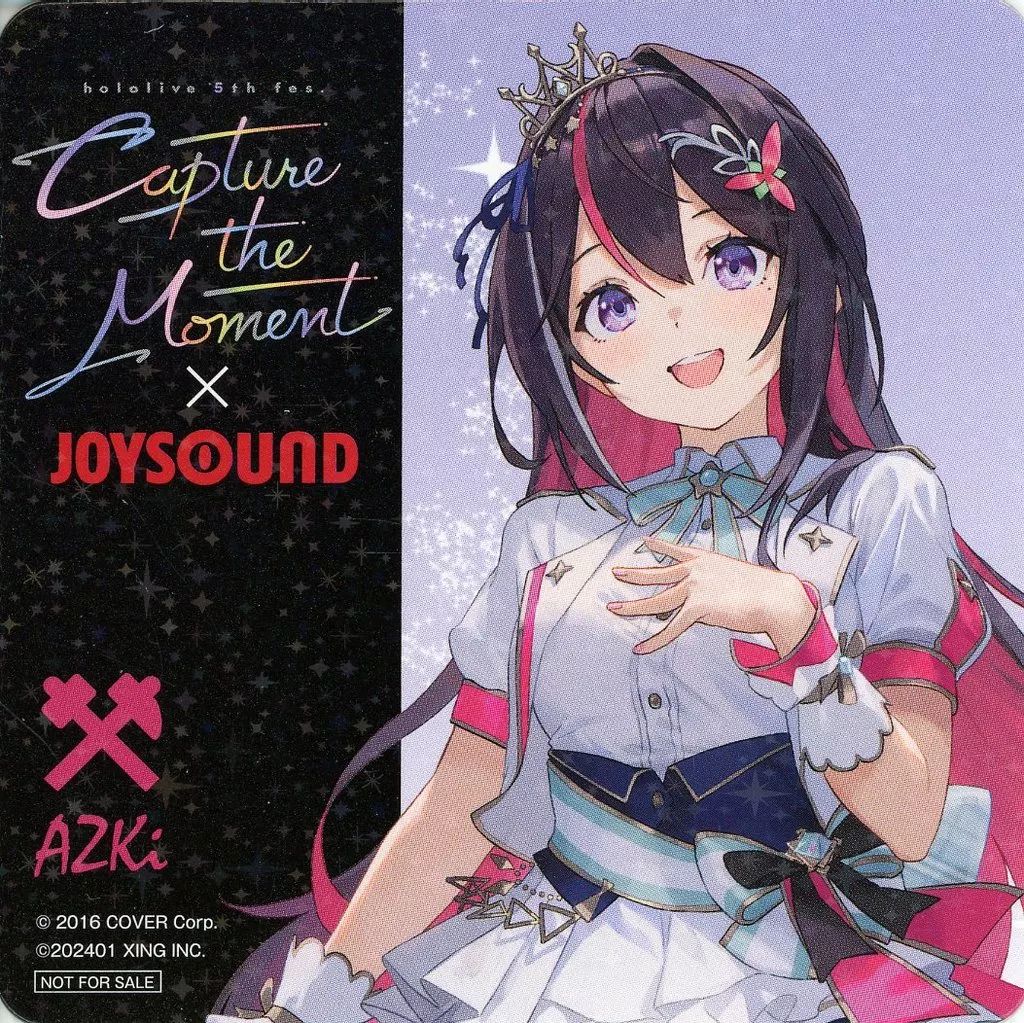 希少　ホロライブ　Azki VirtualDiva 特典コースター 中古】コースター AZKi(ホログラム) オリジナルコースター