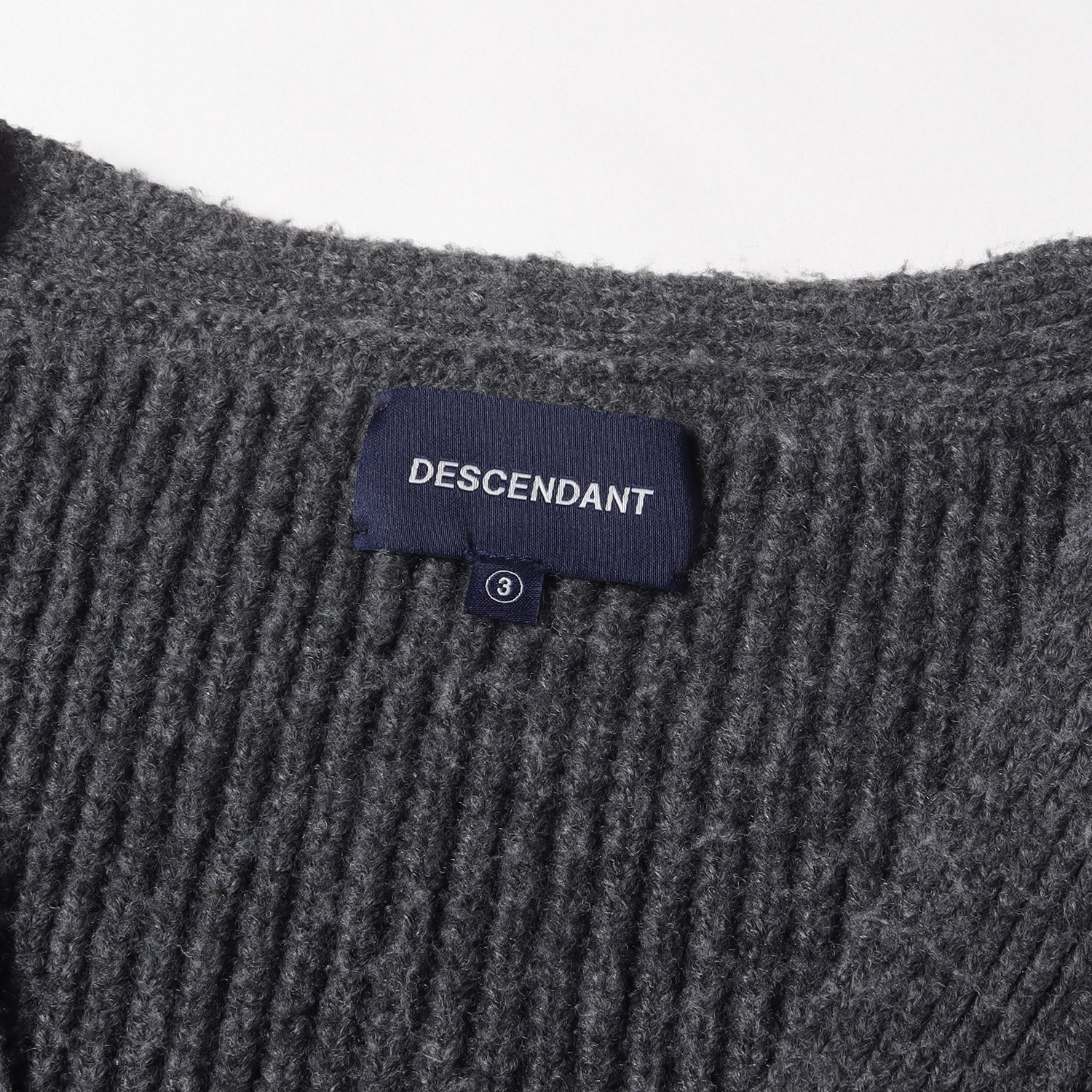 美品 ディセンダントカーディガンサイズ3グレー