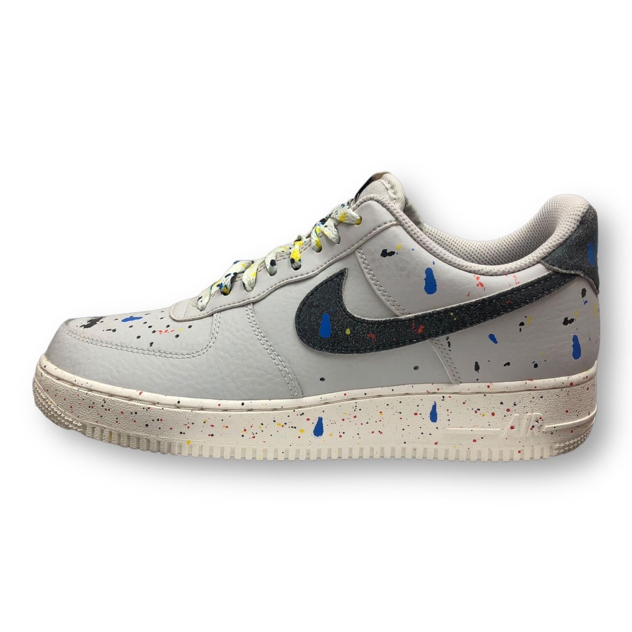 NIKE AIR FORCE 1 07 LV8 PAINT SPLATTER light bone エア