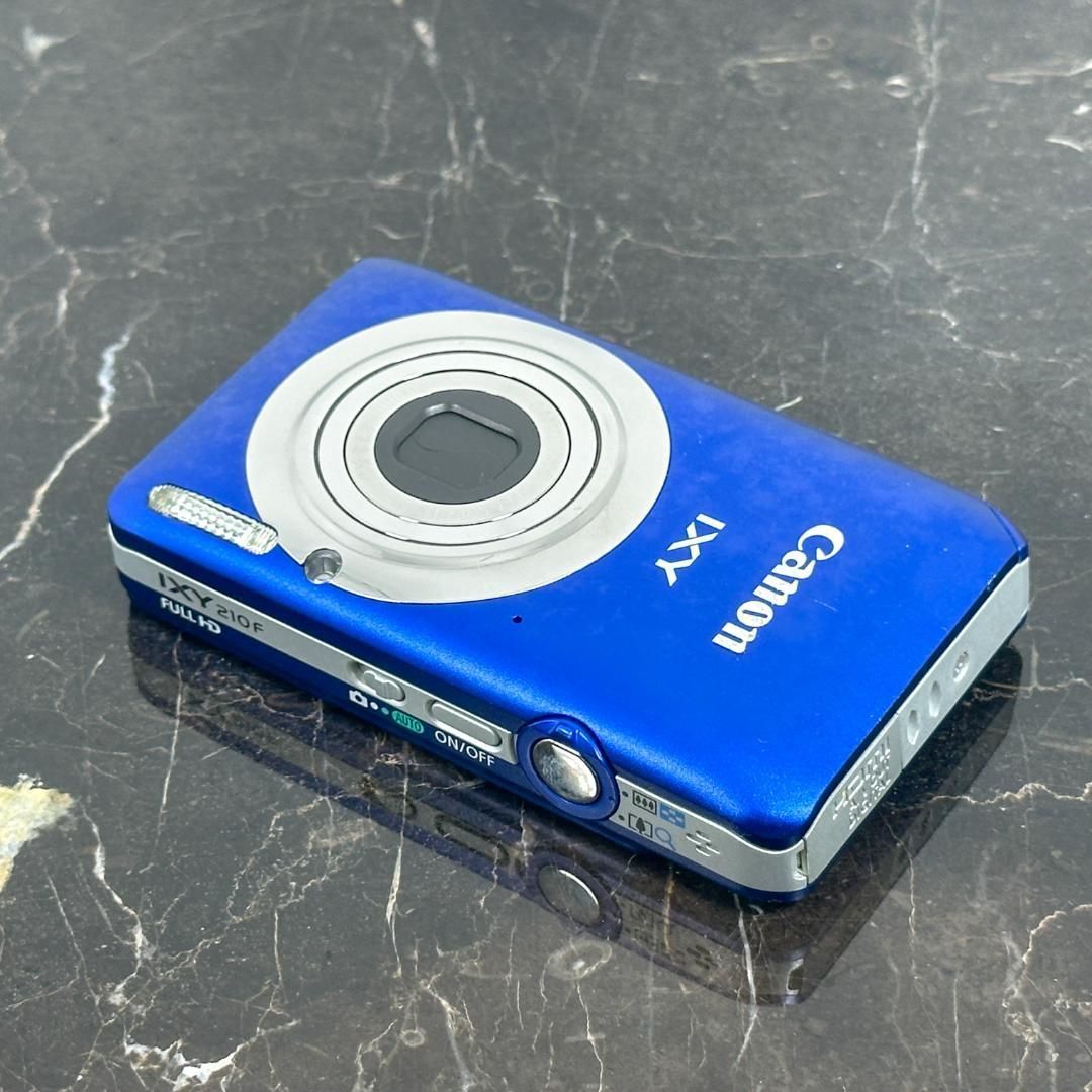 ◇美品レトロ◇ Canon IXY 210 F 青色 コンパクトデジタルカメラ Canon