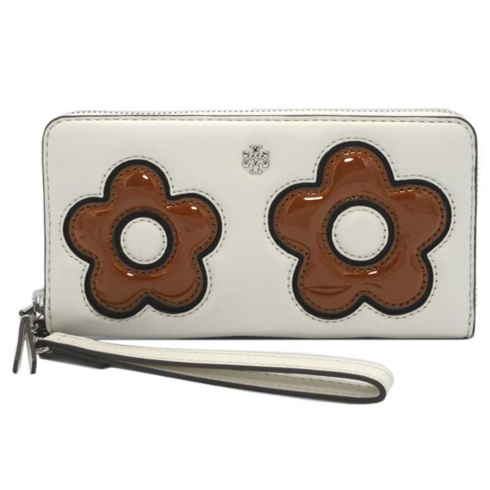 トリーバーチ 長財布 TORY BURCH エマーソン フローラル アップリケ 