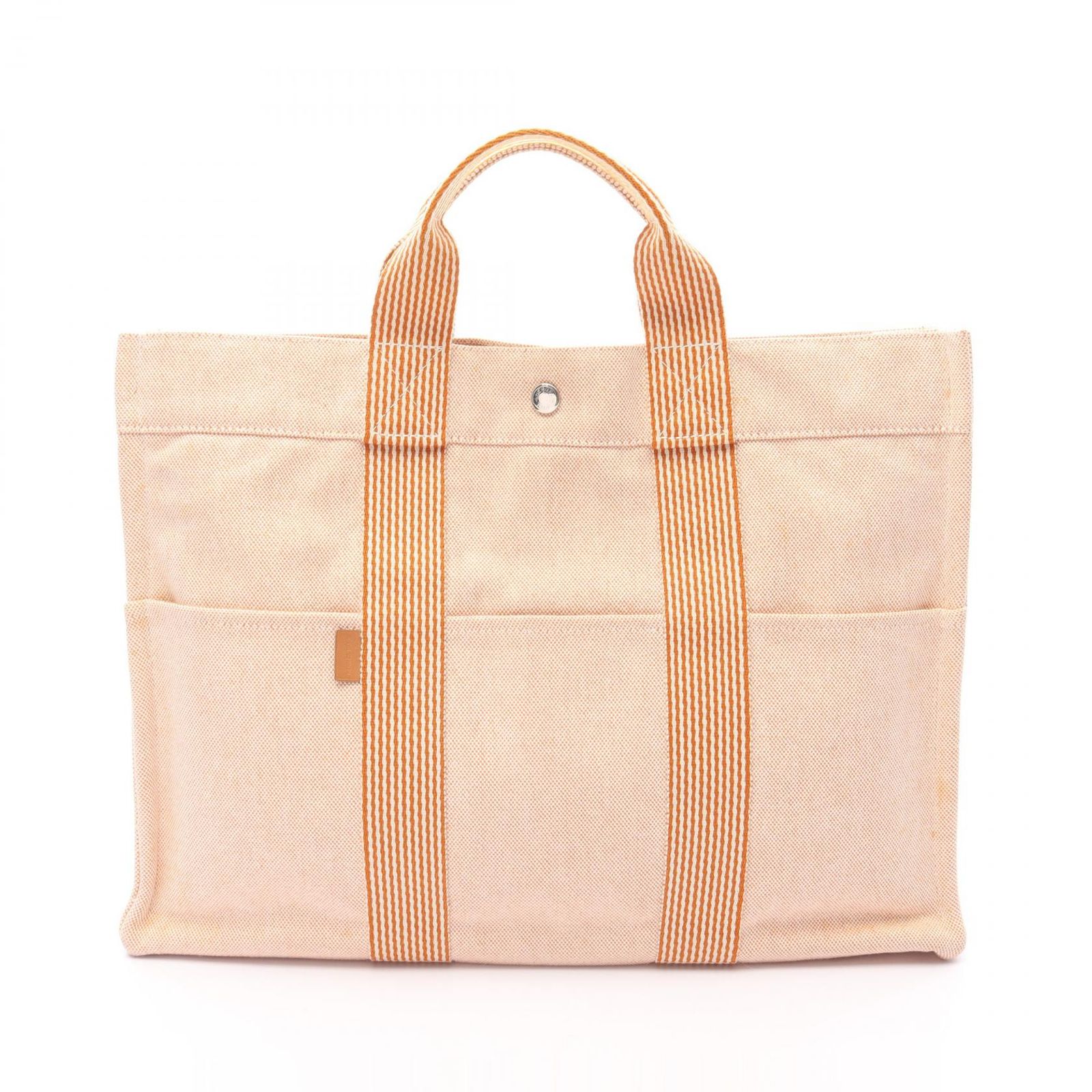 エルメス HERMES トートバッグ ニューフールトゥMM オレンジ