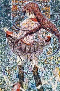 最終値下げ！！化物語　モザイクアートパズル　1000ピース 化物語 1000ピース ジグソーパズル モザイクアート｜ホビーの