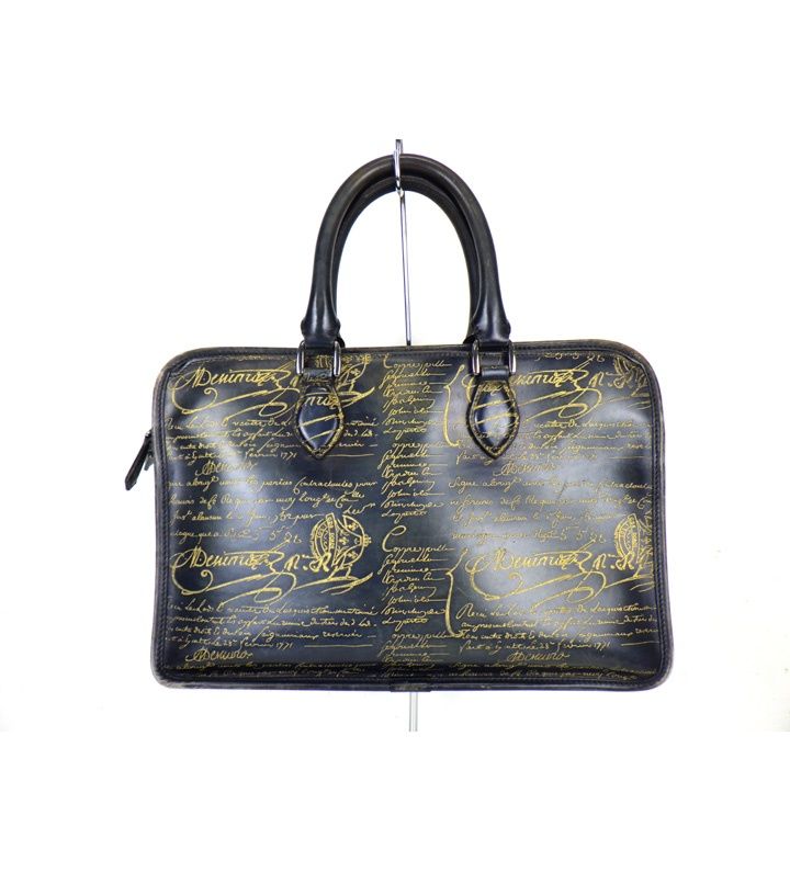 【美品】ベルルッティ カリグラフィー カフリンクス 中古】ベルルッティ Berluti カリグラフィー カフリンクス