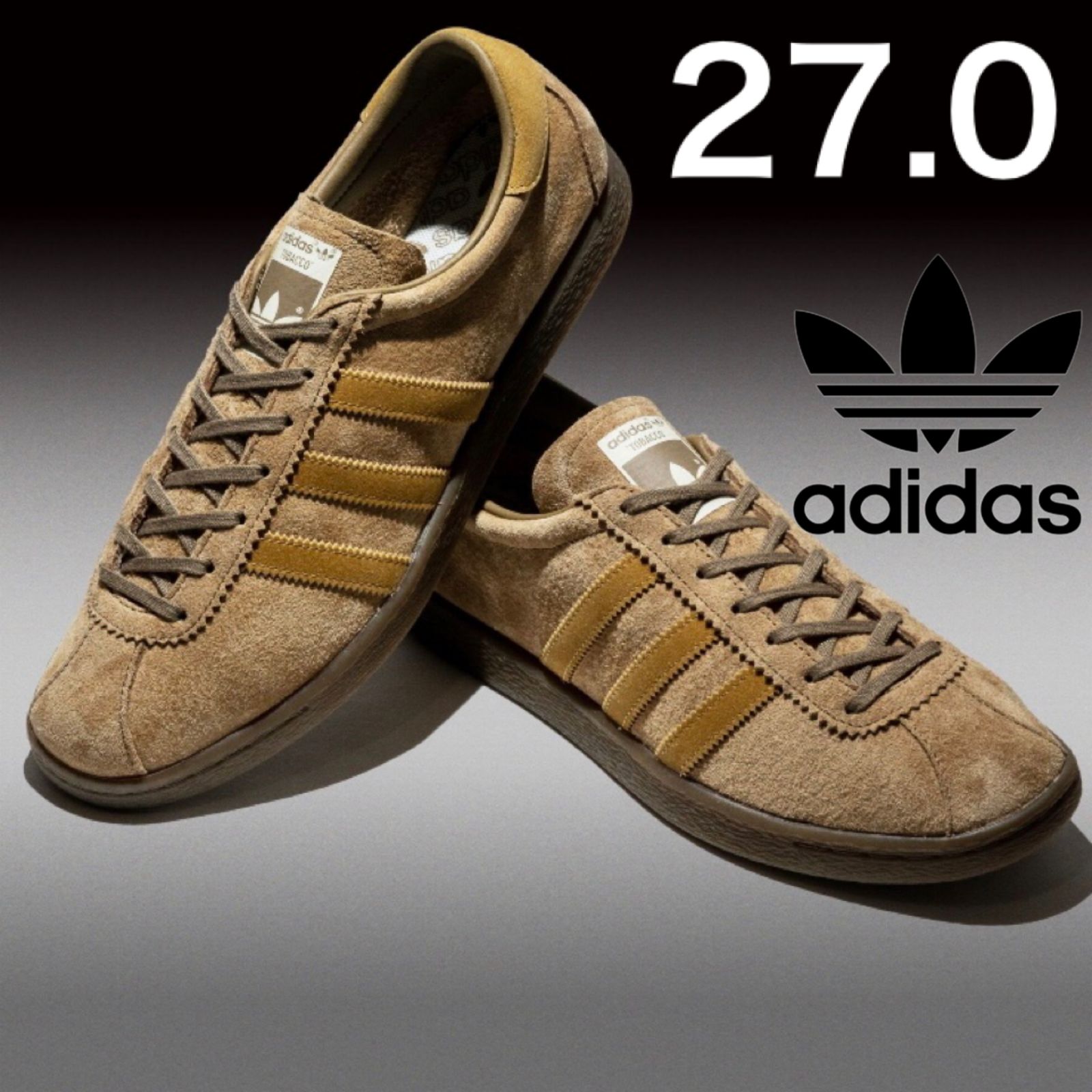 新品⭐️adidas スウェードスニーカー 27cm Tobacco タバコ GY7396 