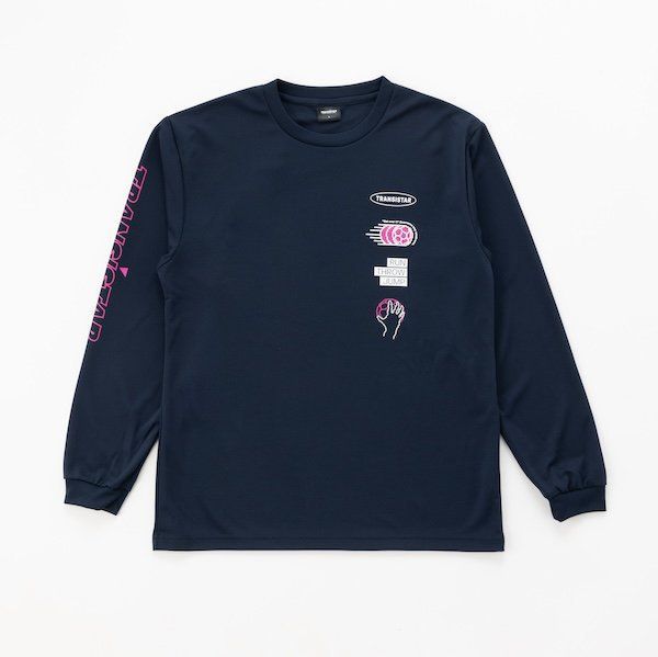 長袖ドライTシャツ Ball Rush ネイビー HB24TS14